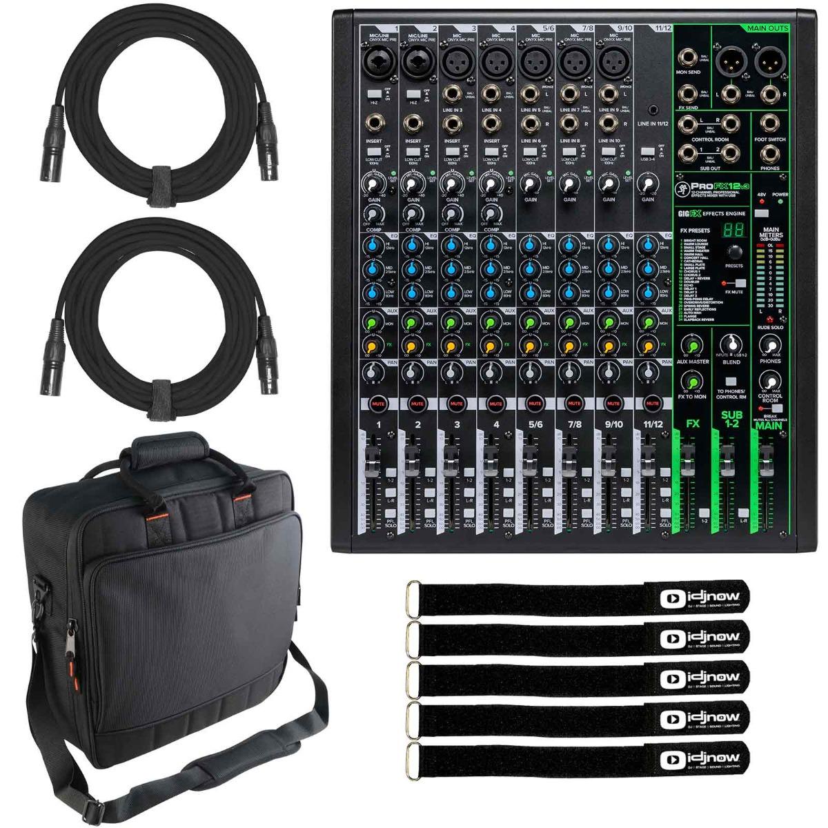 Mackie ProFX12v3 Mixer with Gator Bag Package | IDJNOW