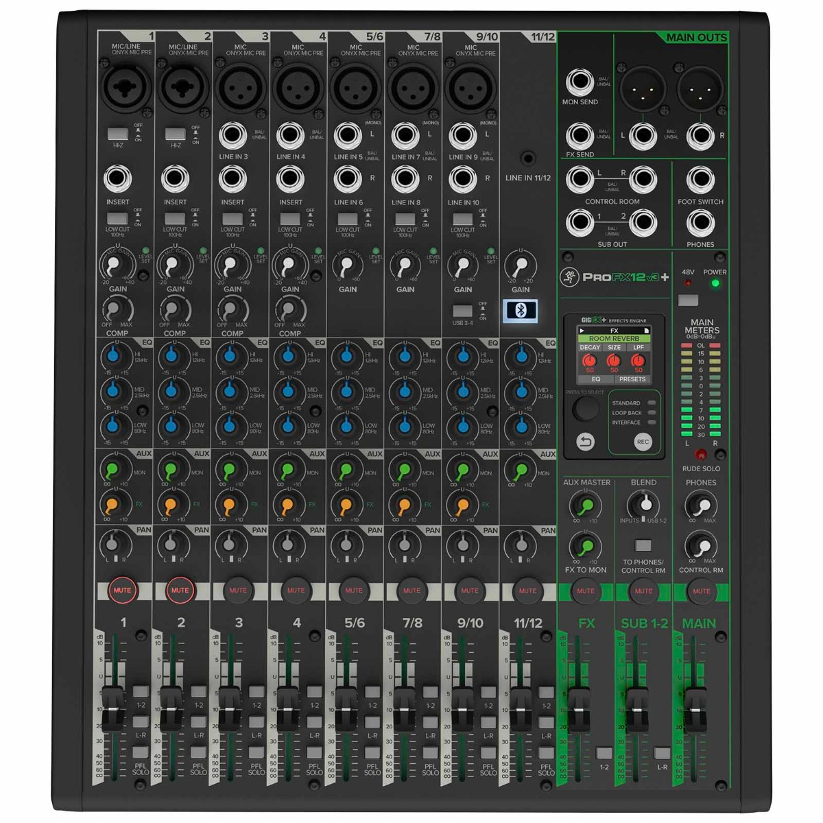 火曜日まで値下げオーディオインターフェースMackie PROFX6v3 Mackie ProFX12v3+ 12 Channel Mixer CABLE KIT – Kraft Music