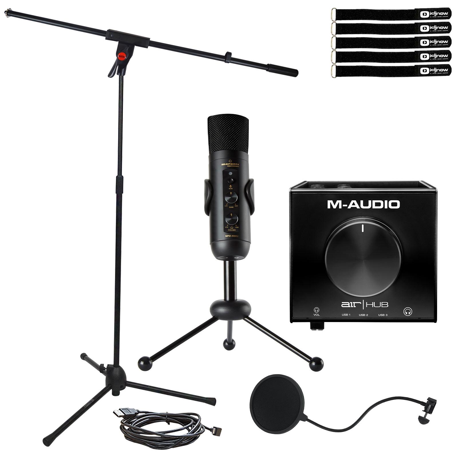 Marantz MPM-4000U Mic with M-Audio Interface | IDJNOW