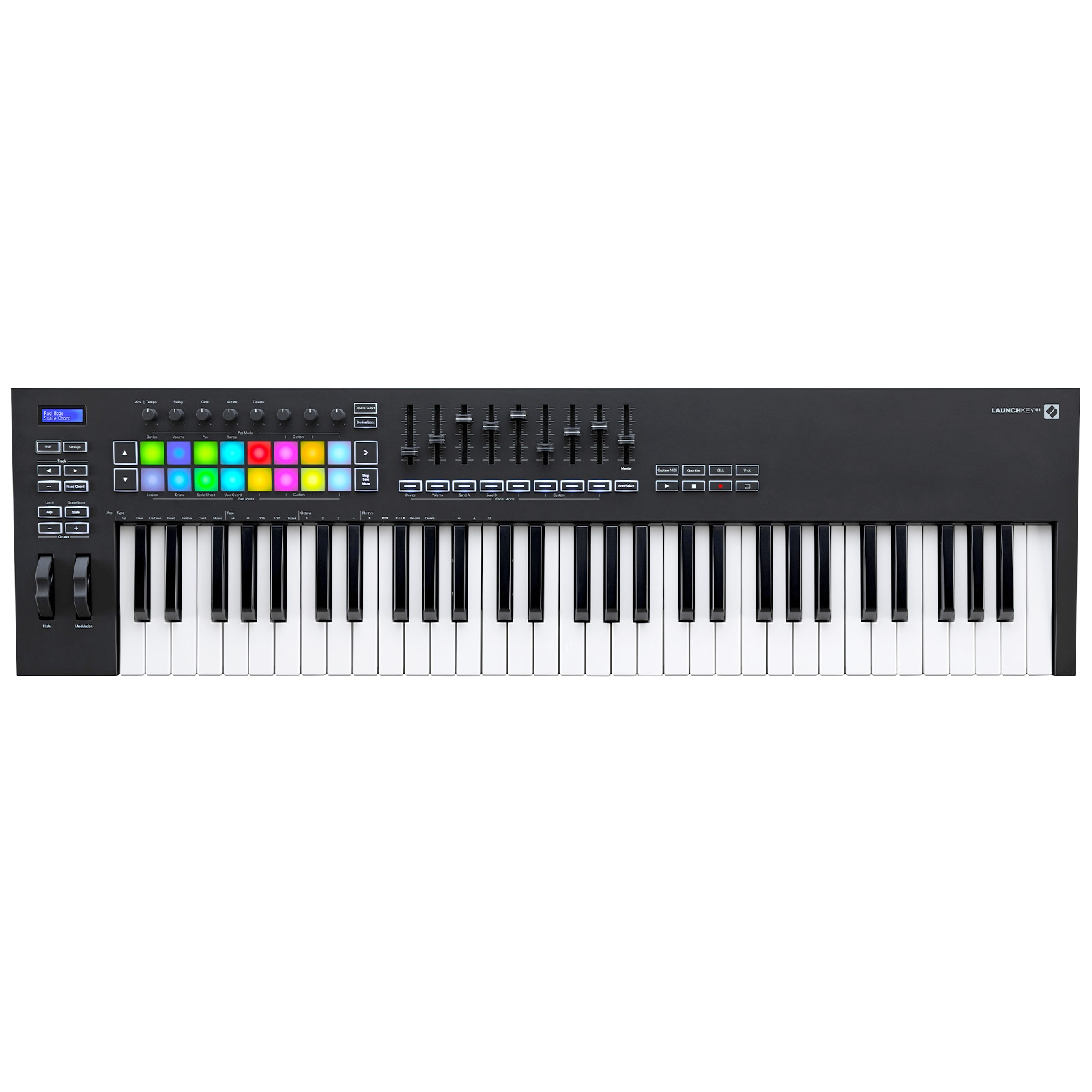 DTM・DAW novation LAUNCHKEY 61 Novation Launchkey 61 MK3 Controller Keyboard | IDJNOW