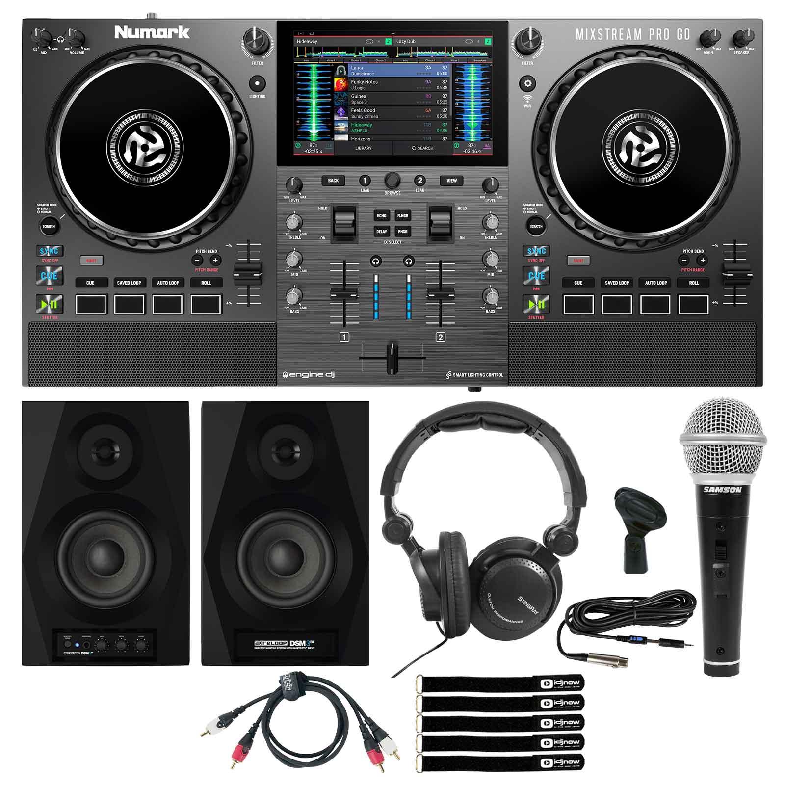Numark MIXSTREAM PRO GO DJ Controller Starter Pack | IDJNOW