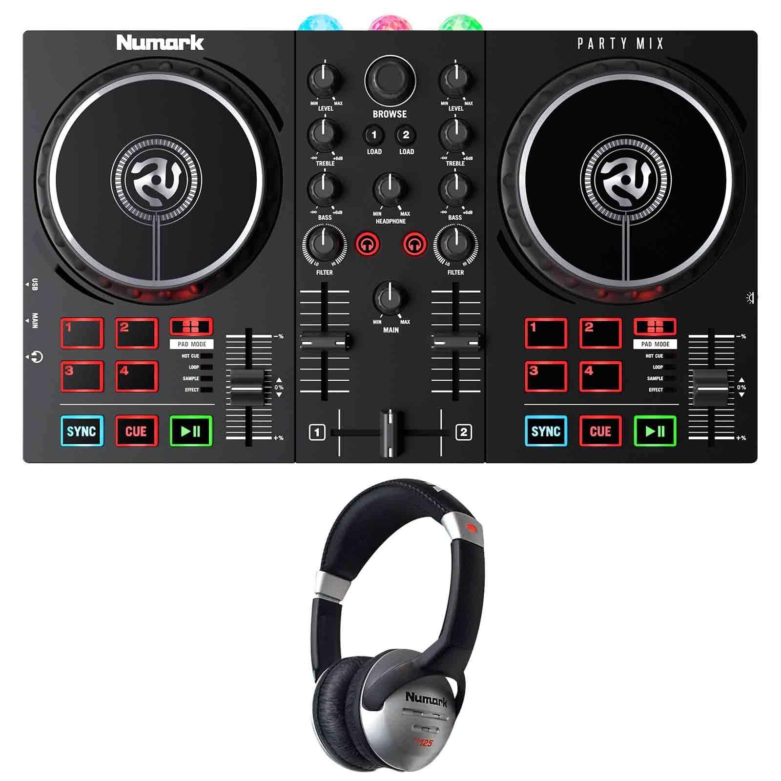 Numark Party Mix DJコントローラー 箱・付属品完備 美品 Numark Party Mix II Controller with Headphones | IDJNOW