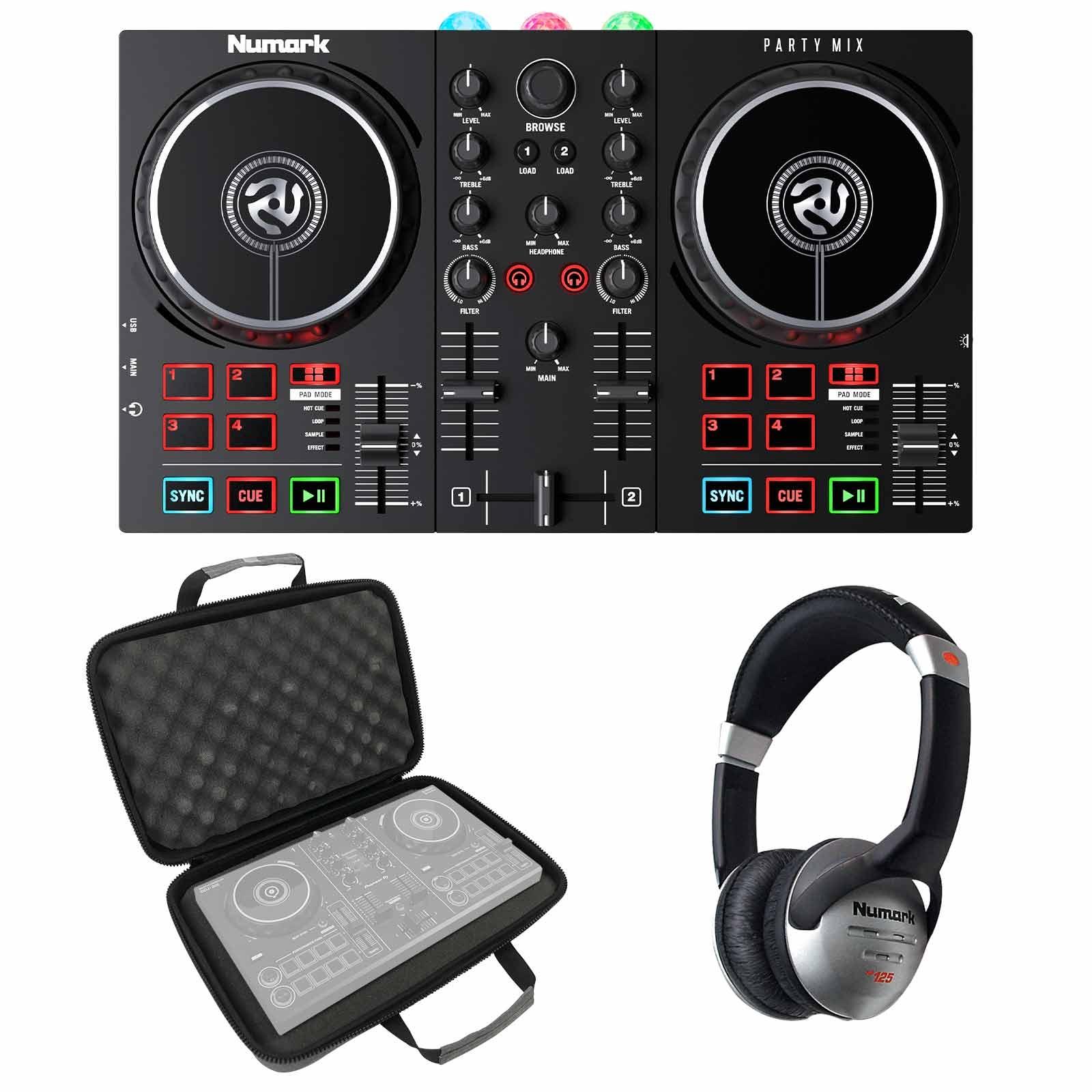 Numark Party Mix II Controller with Pro Headphones | IDJNOW