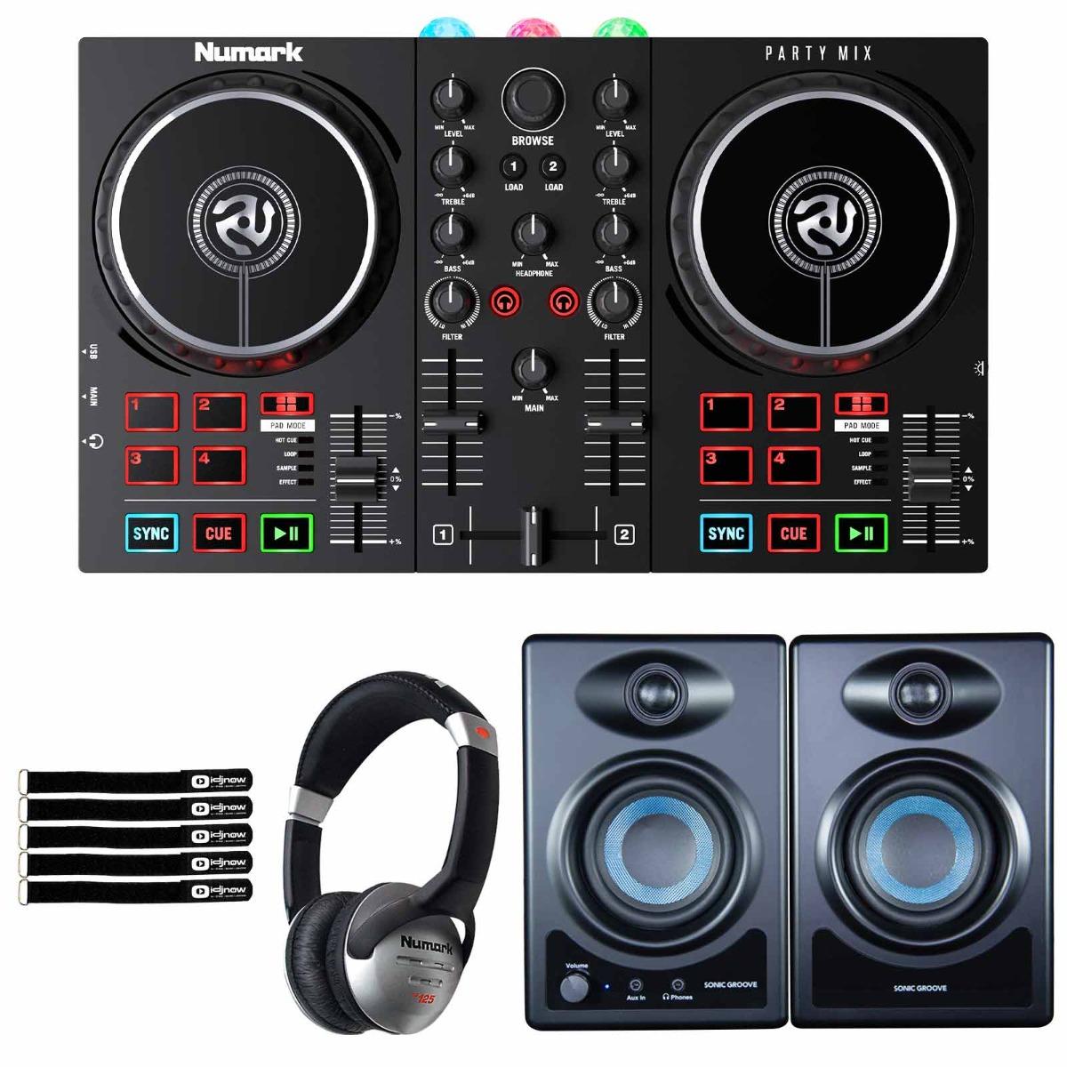 Numark Party Mix II DJ Controller with Built-In Light Show