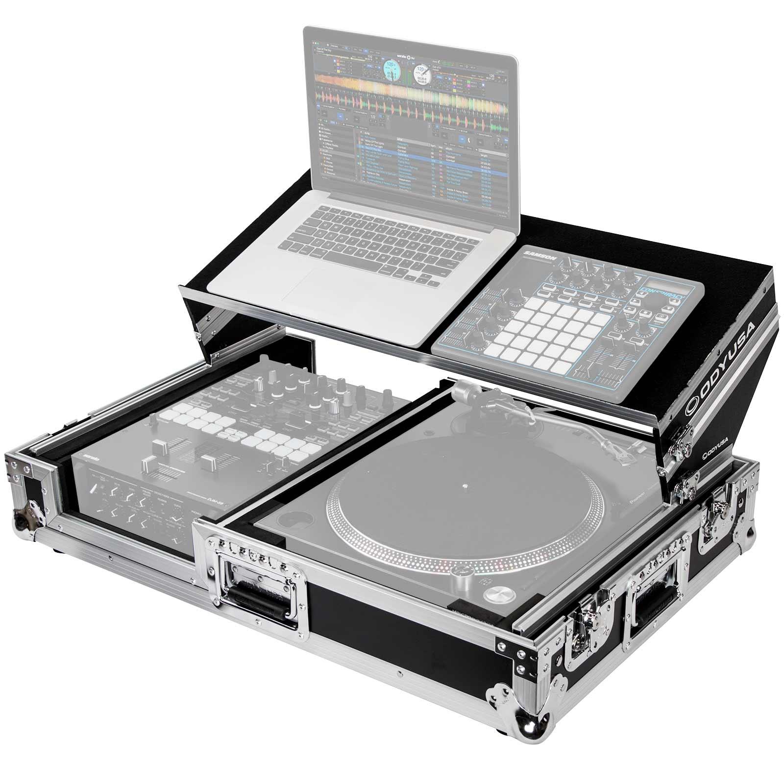 Odyssey FZGS1BM10W Single Turntable DJ Coffin Case | IDJNOW