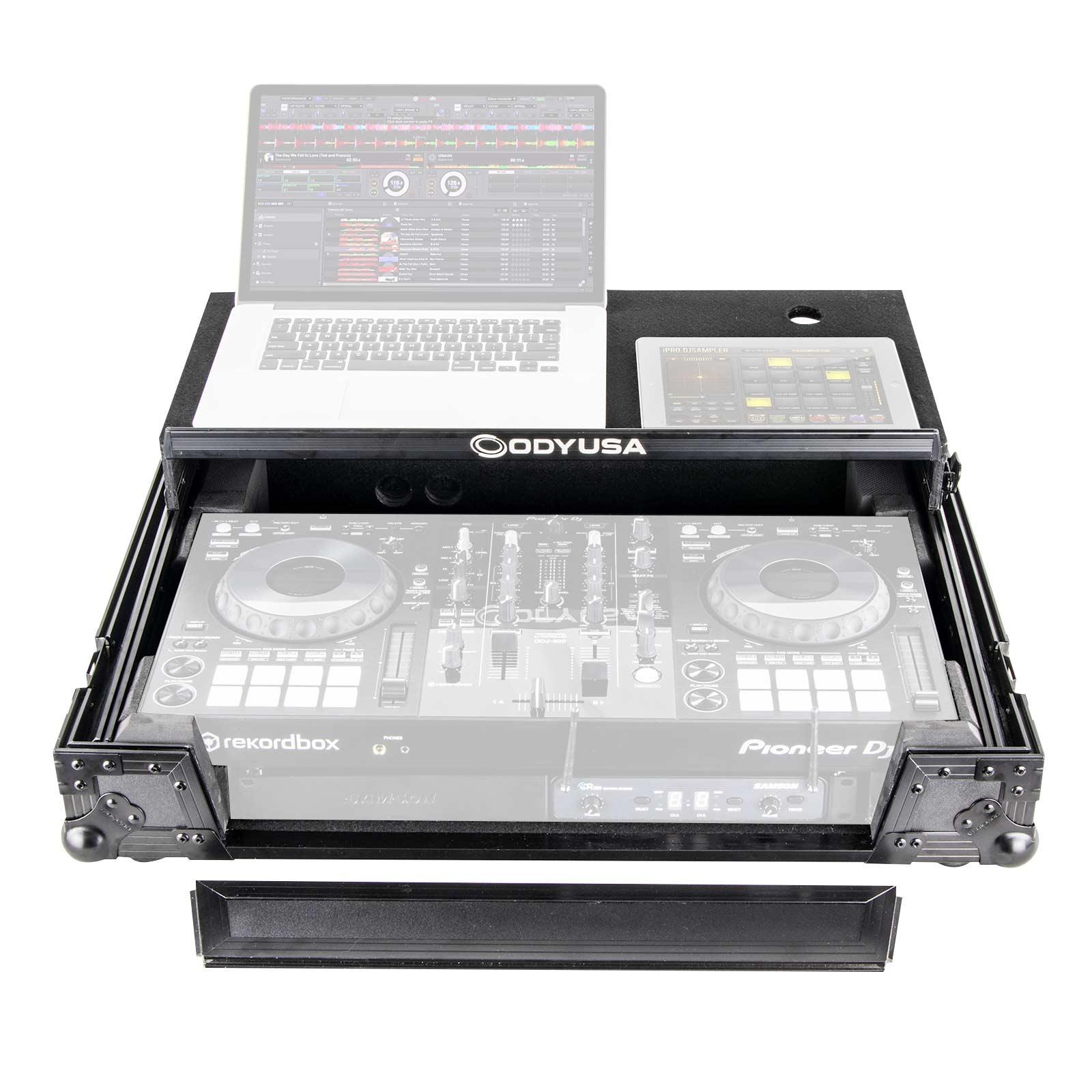 Odyssey FZGSPIXDJRR1BL Black XDJ-RR Case with 1U Rack | IDJNOW