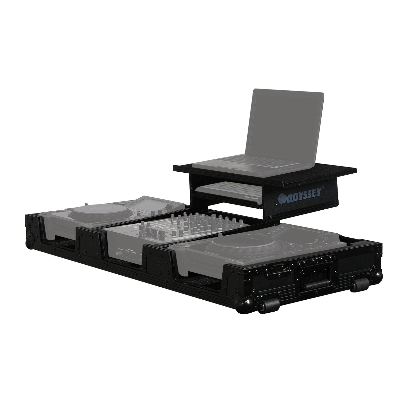 Odyssey Universal DJ Coffin with Wheels [FZGSL12CDJWRBL] | IDJNOW