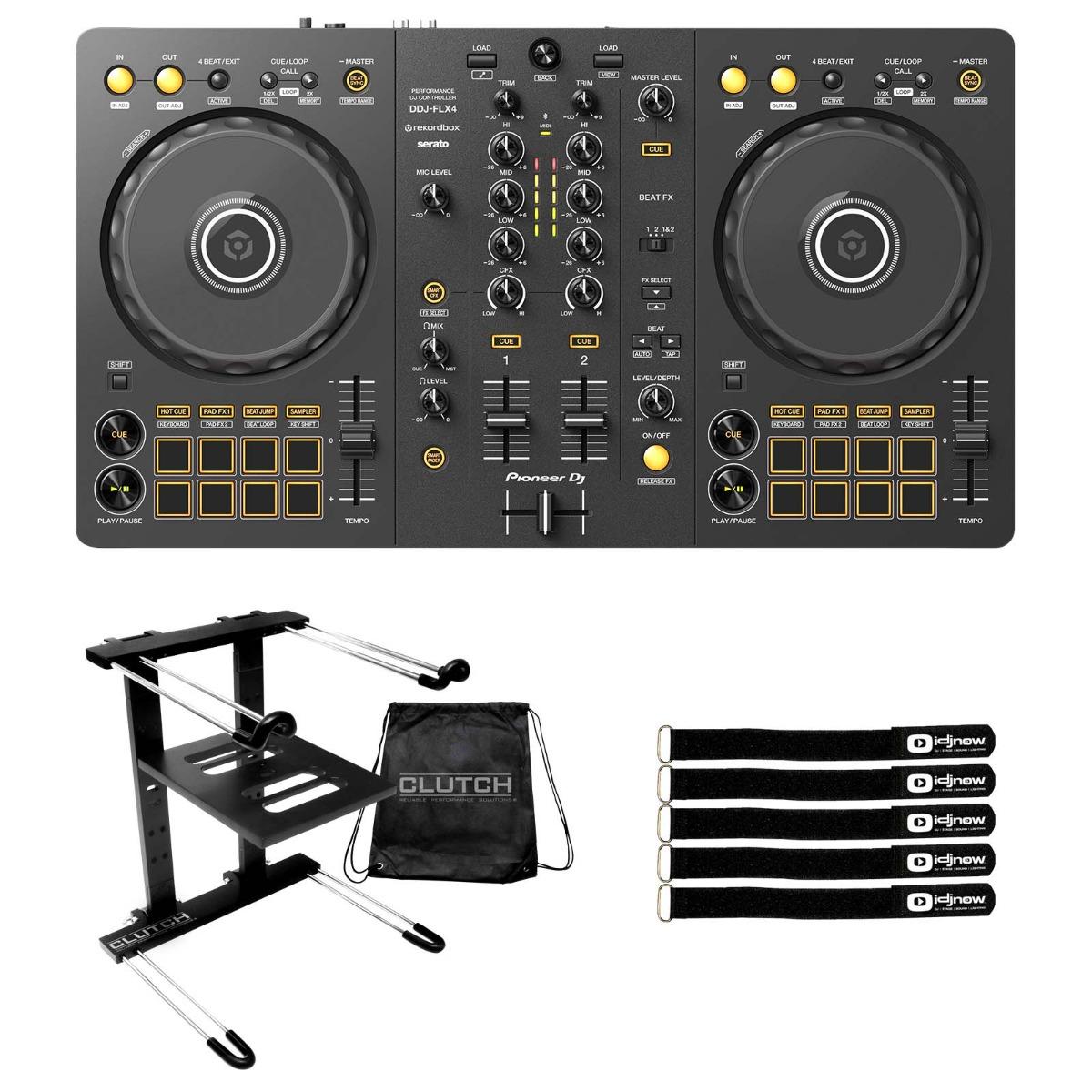 Pioneer DJ DDJ-FLX4 + スタンド pioneer-dj-ddj-flx4-2-channel-