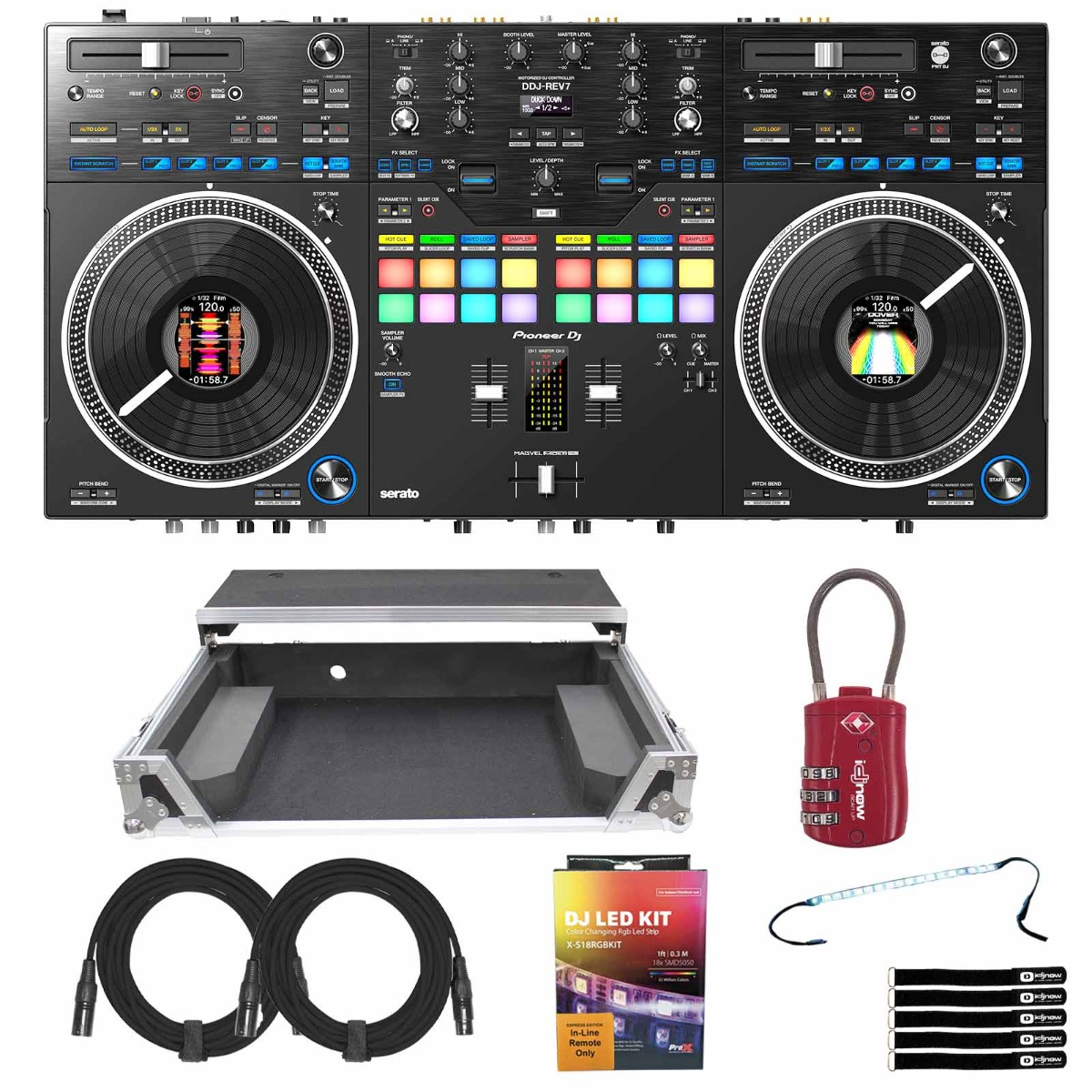 Pioneer DJ DDJ-REV7 Controller with Flight Case | IDJNOW