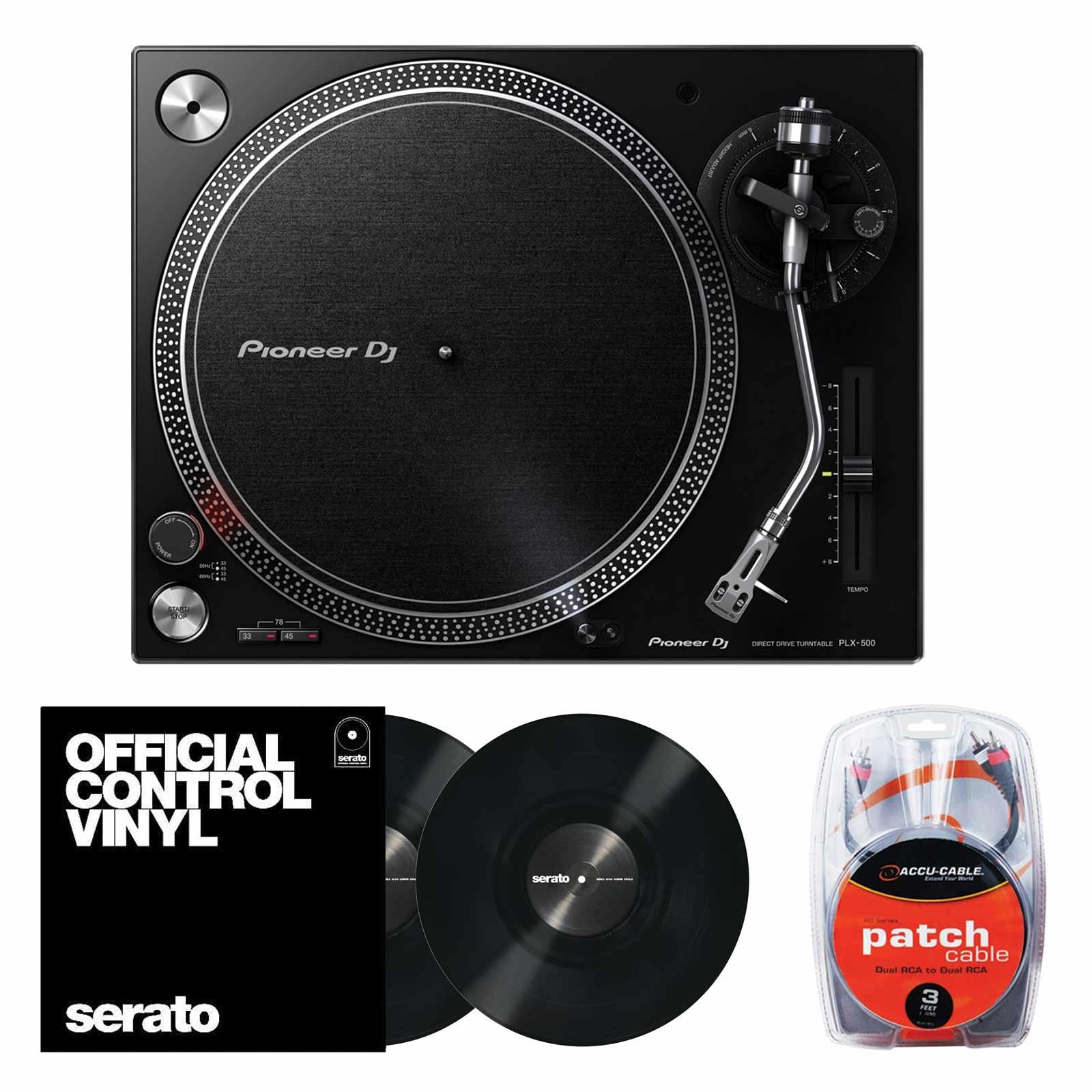 Pioneer DJ PLX-500 カートリッジ・コントロールバイナル付き Pioneer DJ PLX-500 カートリッジ・コントロールバイナル付き