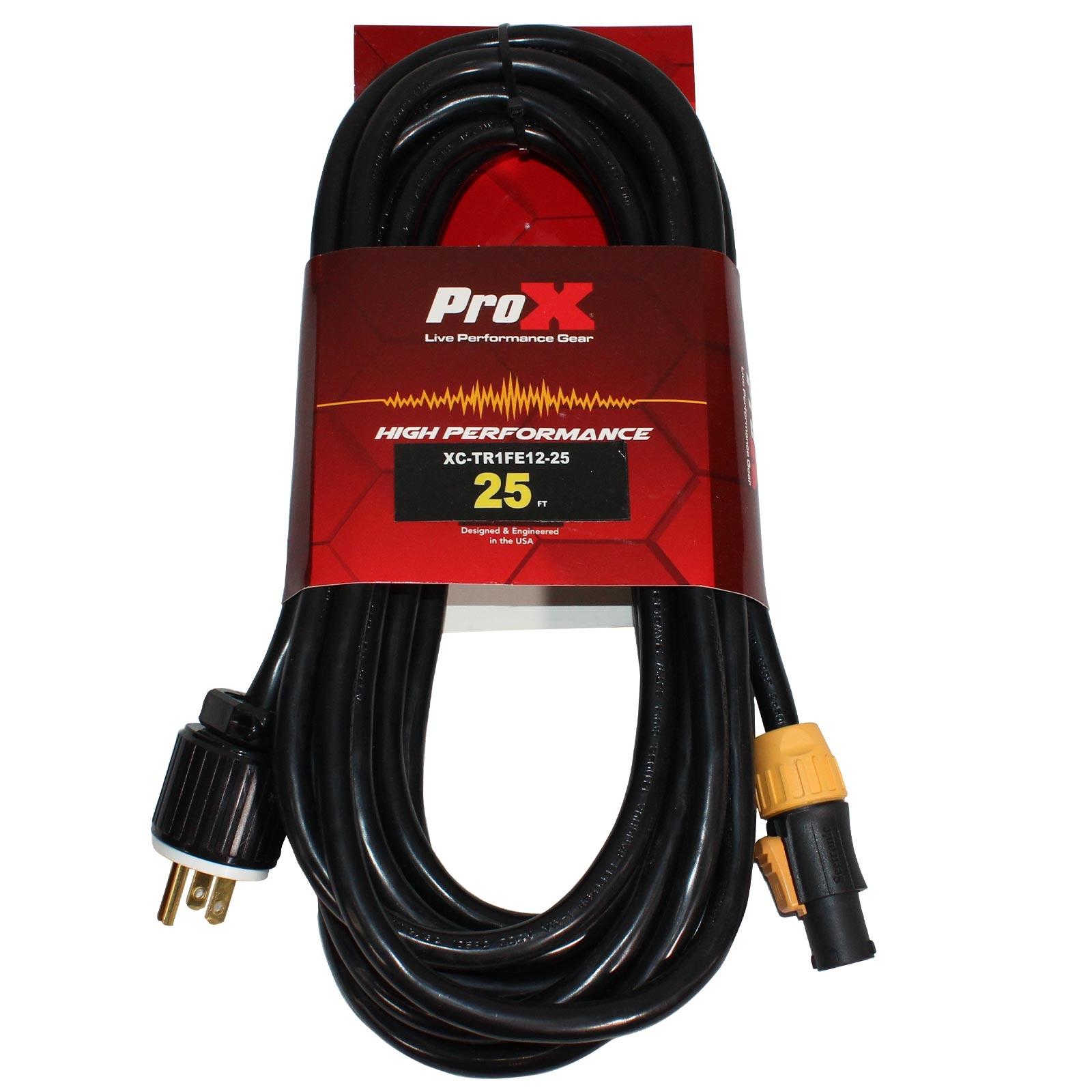 ProX 25' Edison to TRUE1 powerCON Cable | IDJNOW