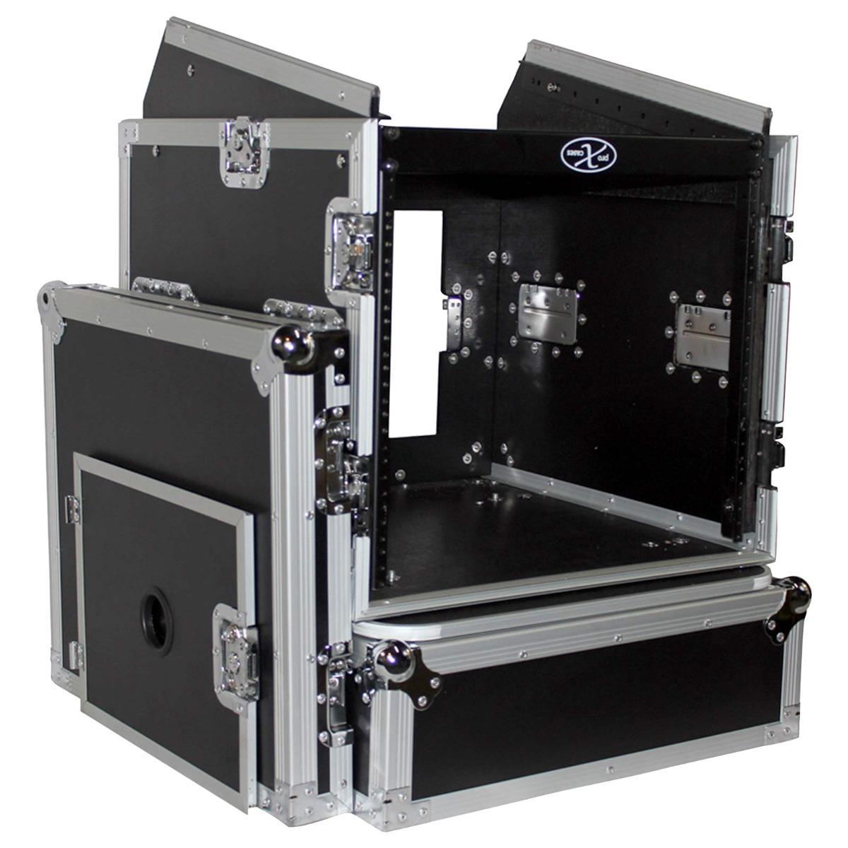 ProX T-10MRLT 10U Combo Case with Shelf & Casters | IDJNOW
