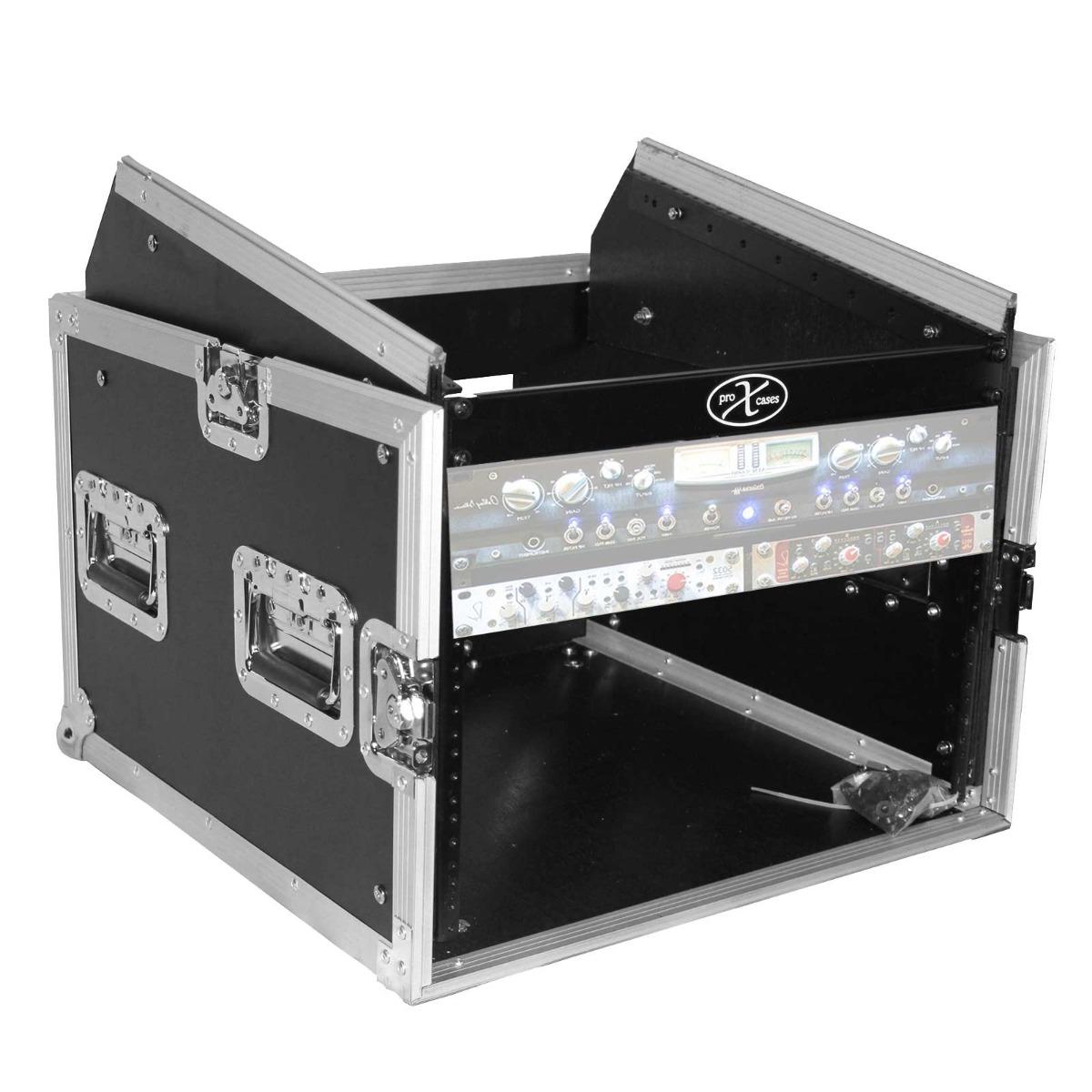 ProX T-8MRSS 8U x 10U Mixer DJ Combo Flight Case | IDJNOW