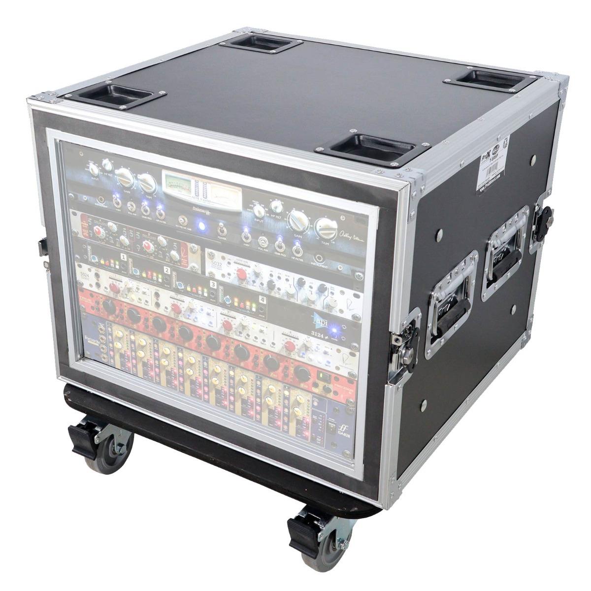 ProX T-8RSP 8U Shockproof Amp Rack Flight Case | IDJNOW