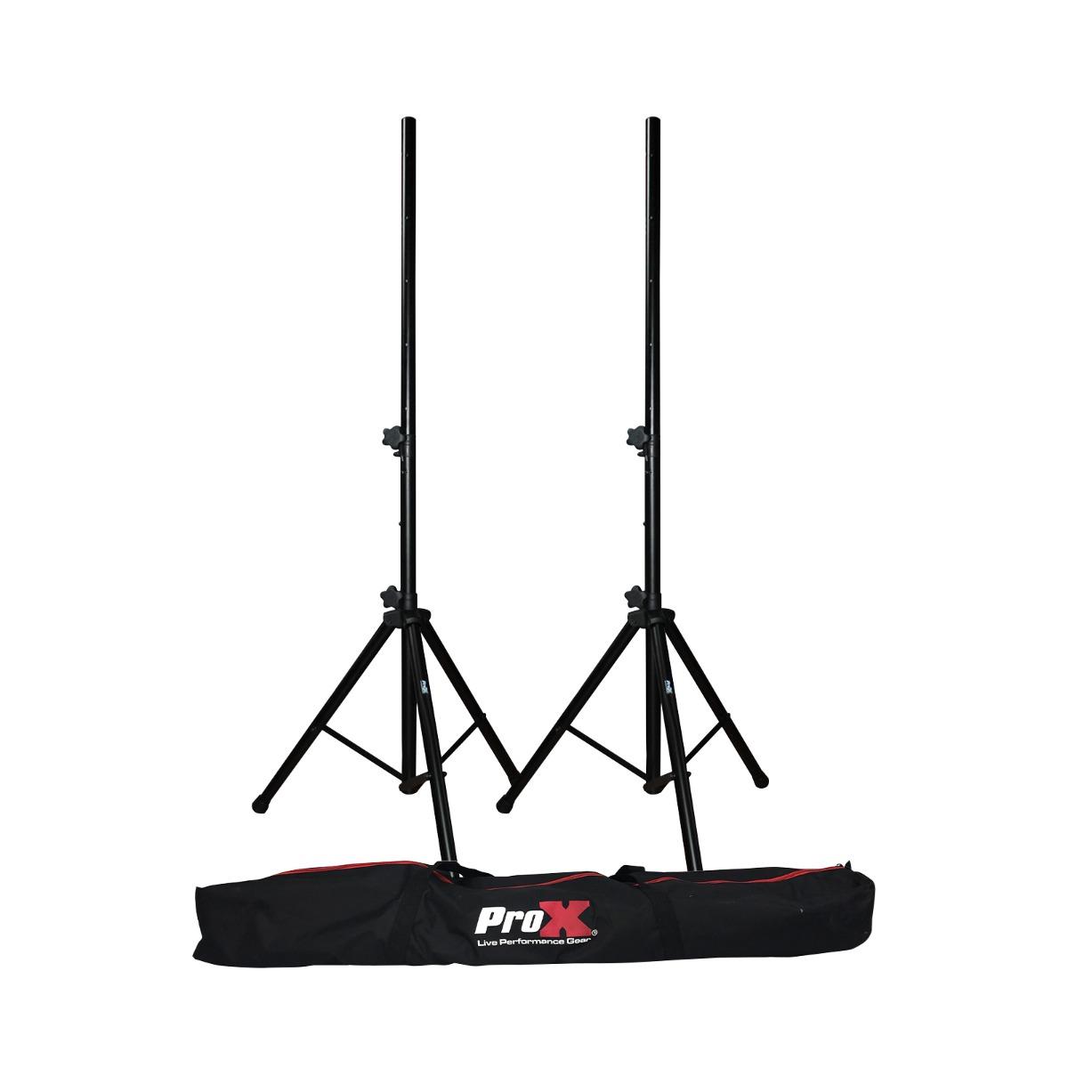ProX T-SS18P Set of 2 Speaker Stands with Bag | IDJNOW