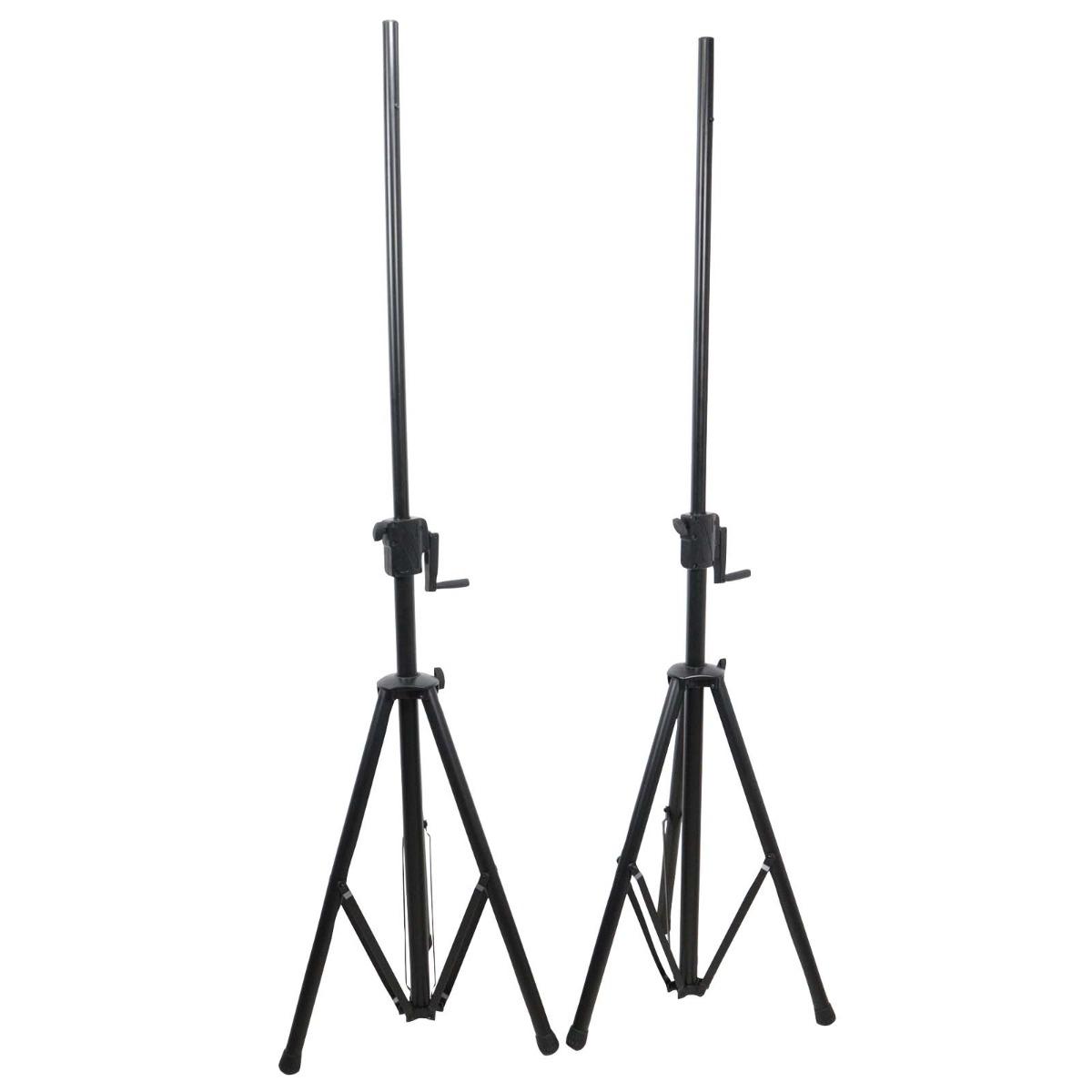 ProX T-SS21CX2-PKG 6FT Crank-Speaker Stands & Bag | IDJNOW