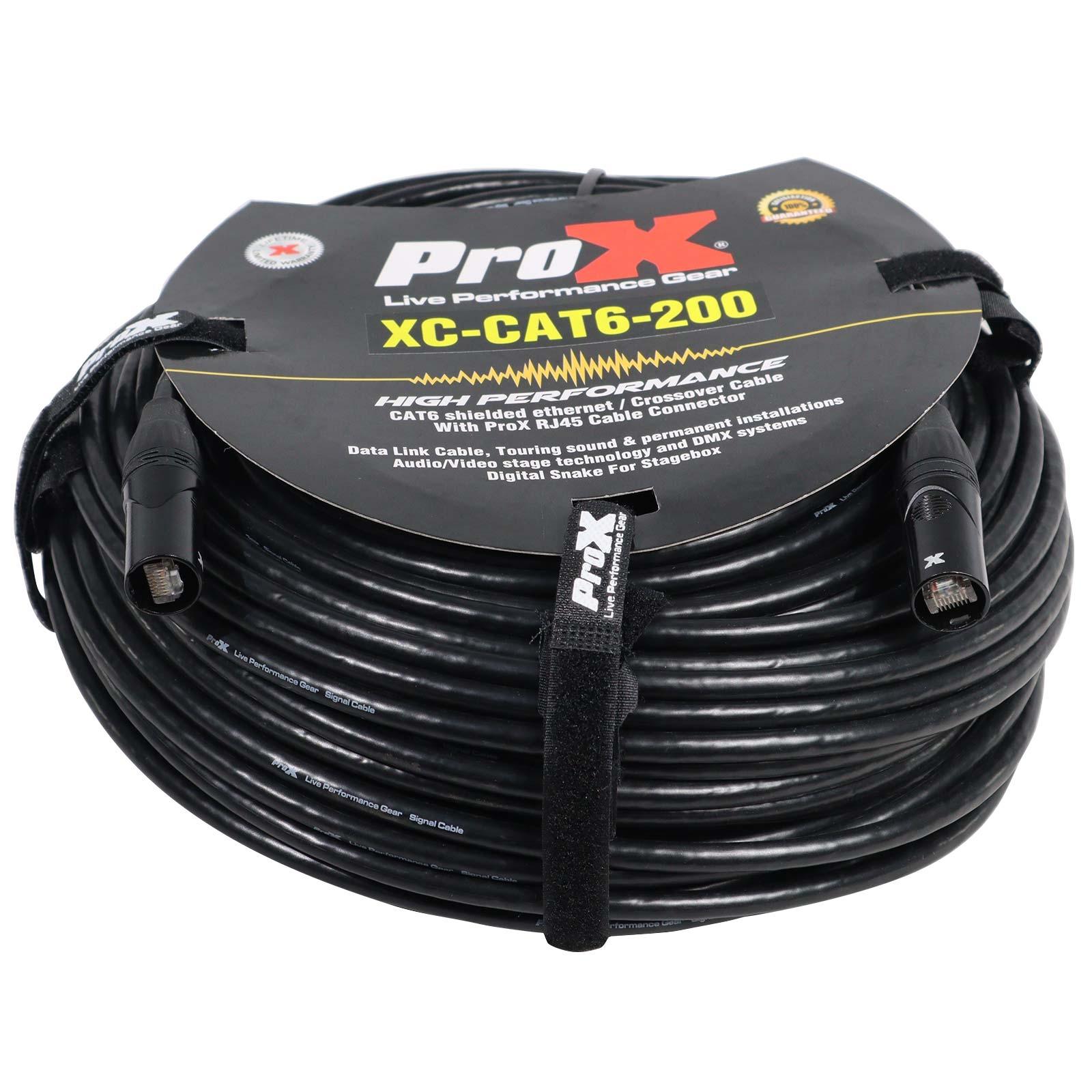 ProX XC-CAT6-200 200FT STP Cat 6 Cable W-RJ45 | IDJNOW