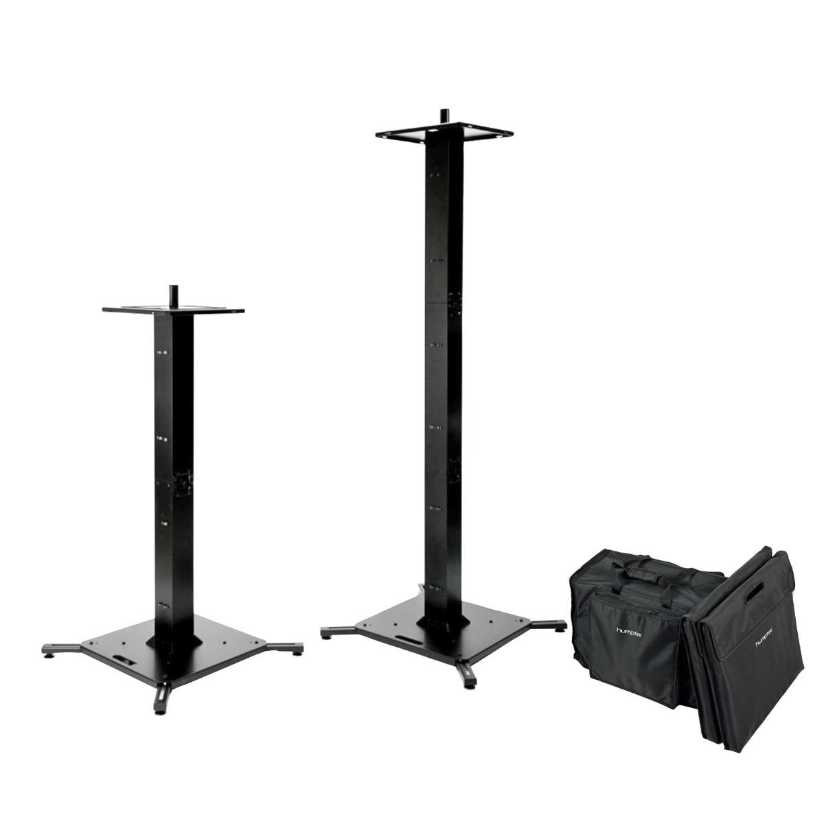 ProX XFH-MHSTANDX2BL Pair of Black Totem Stands | IDJNOW