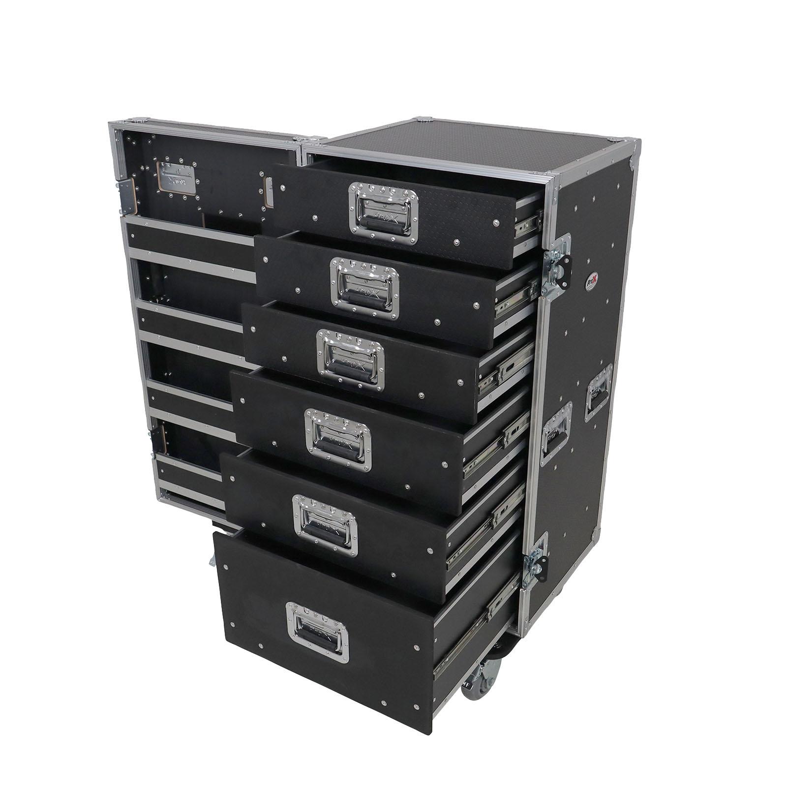 ProX XS-6DTWPULZAR Pro 6 Utility Drawer Workbox Flight Case