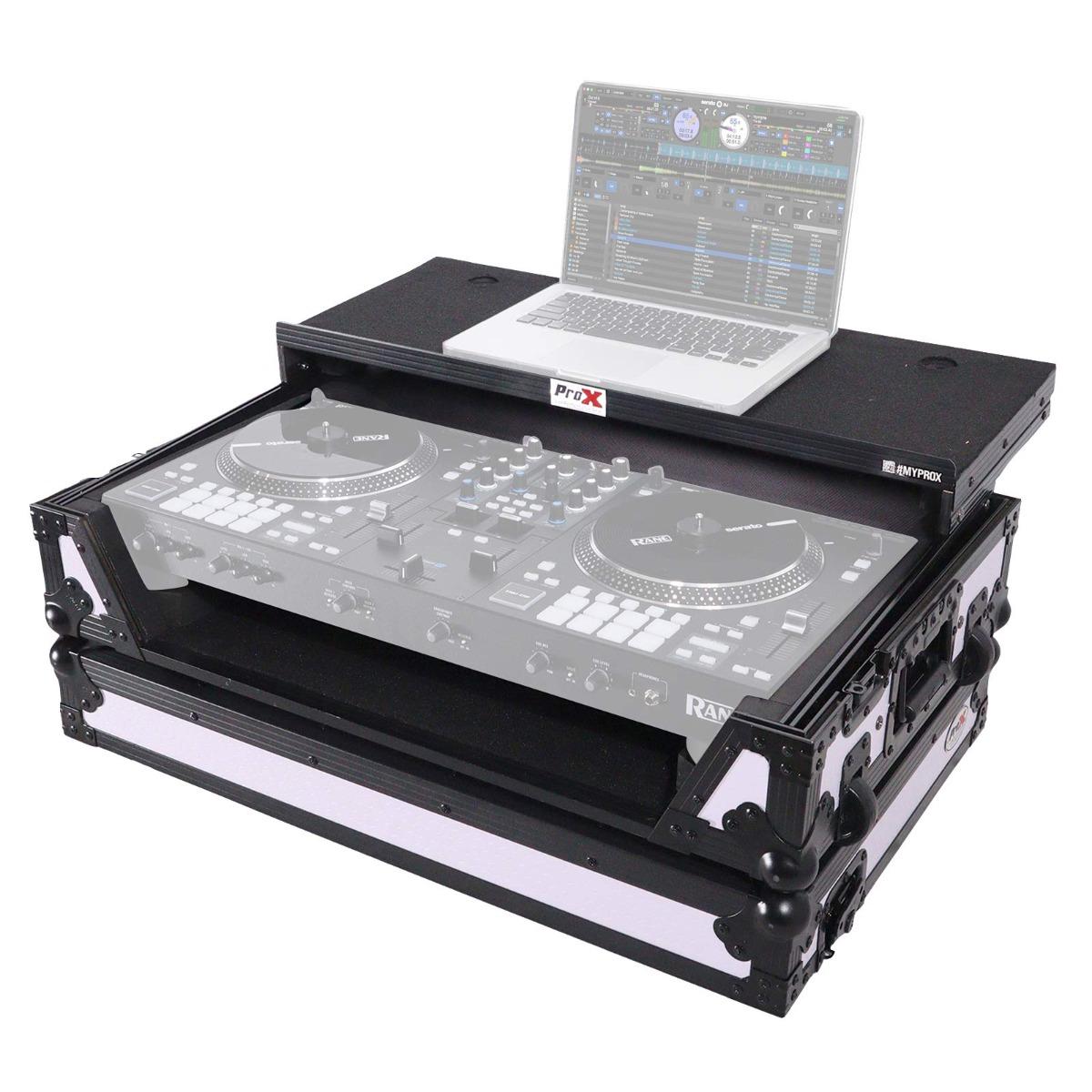 ProX White on Black Case with Shelf for Rane One | IDJNOW
