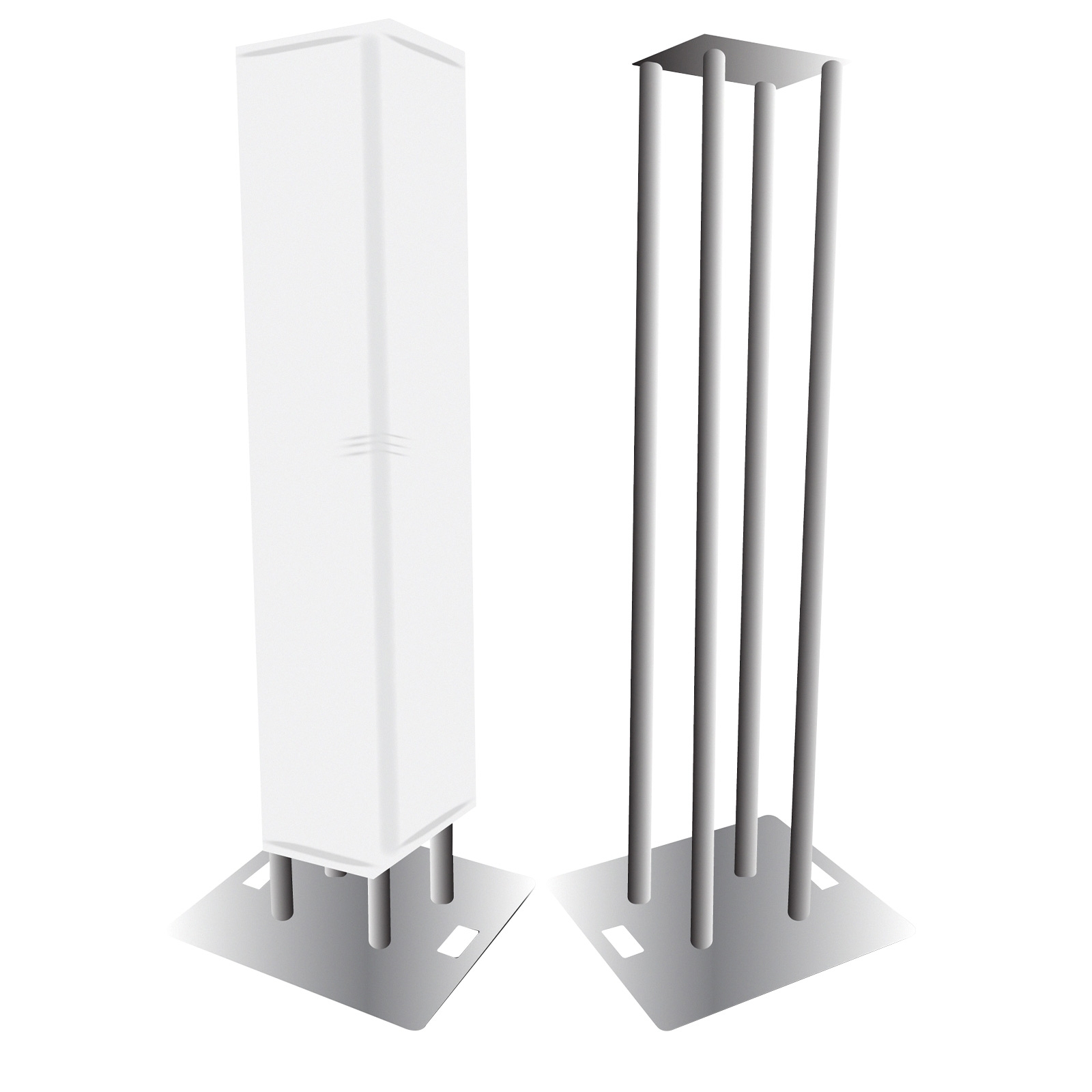 ProX 6.56ft Totem Package with White Scrim Cover | IDJNOW