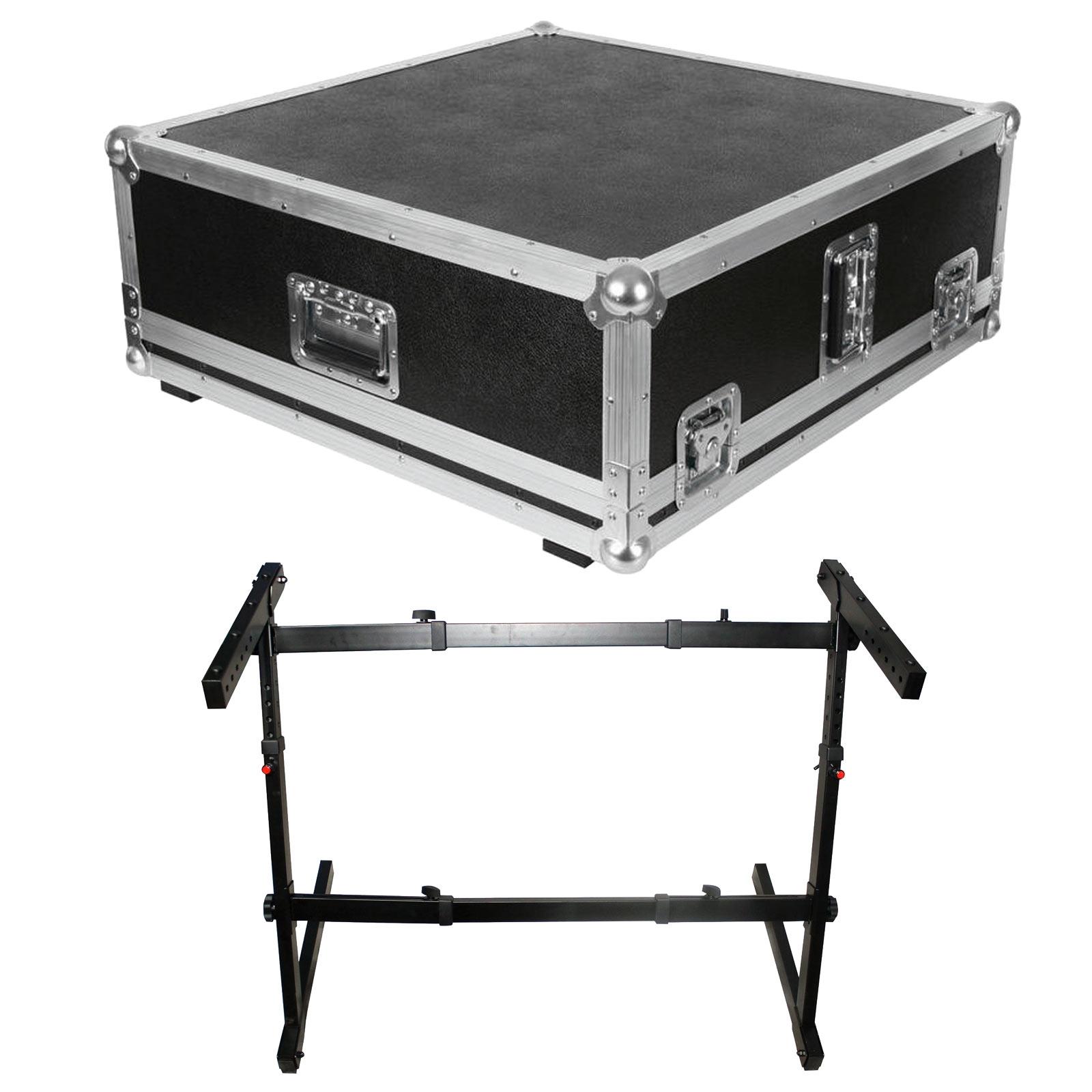 ProX Allen & Heath QU-24 Mixer Case with Adjustable Z-Stand | IDJNOW