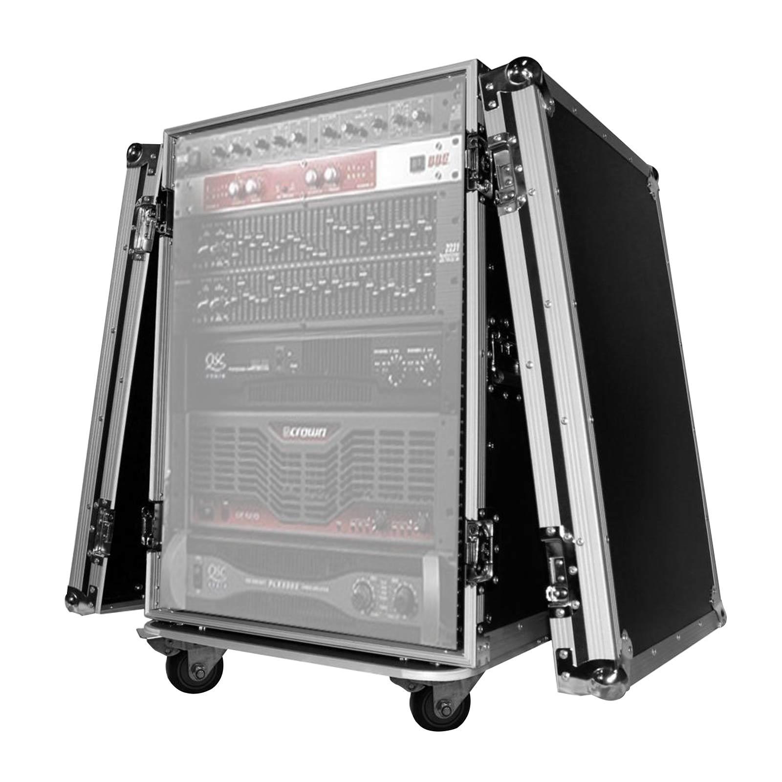 ProX 16U Space Amp Rack Mount ATA Flight Case | IDJNOW
