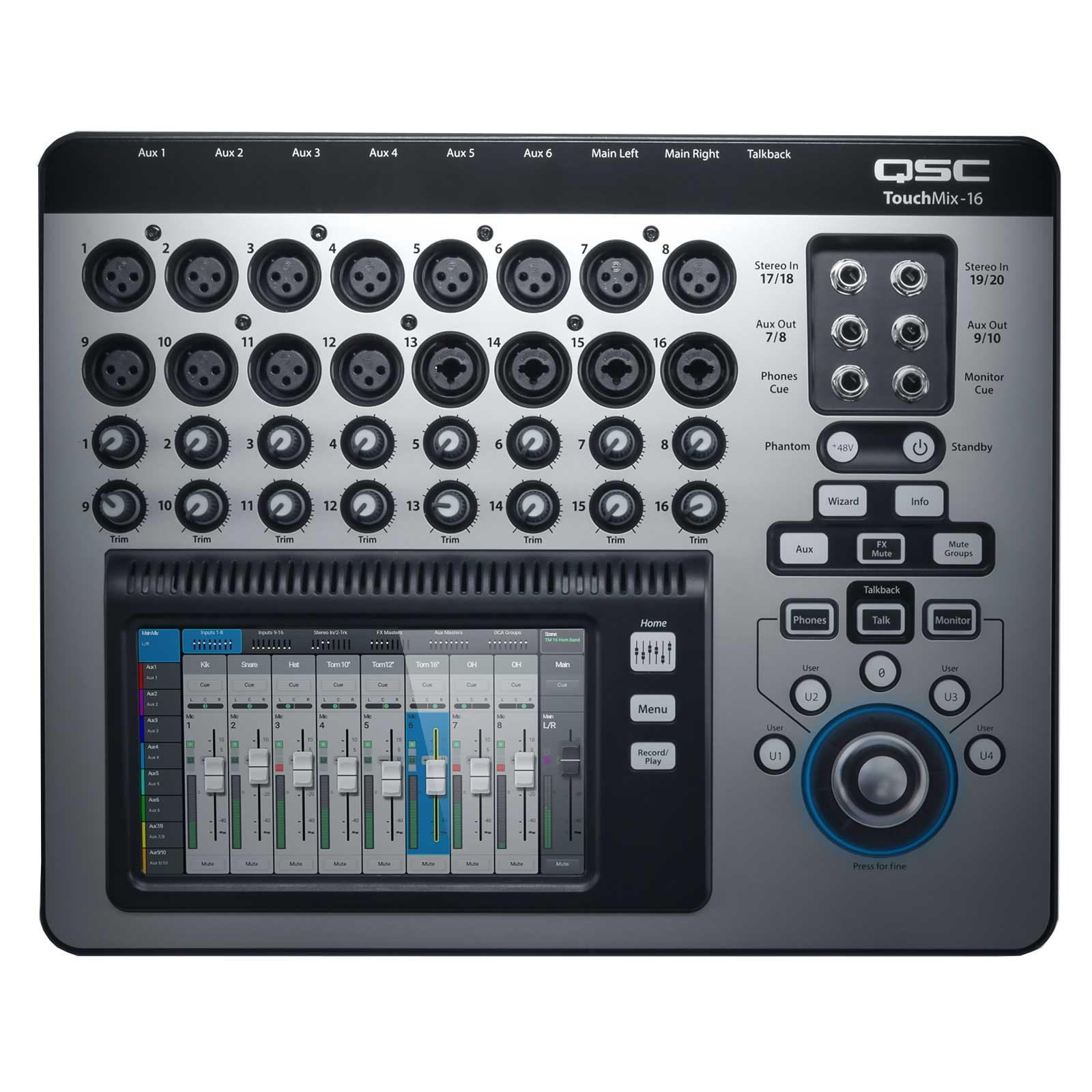 【SKB製ケース付】QSC TouchMIX 16（16chデジタルミキサー） Amazon.com: QSC TouchMix-16 Compact Digital Mixer with Bag
