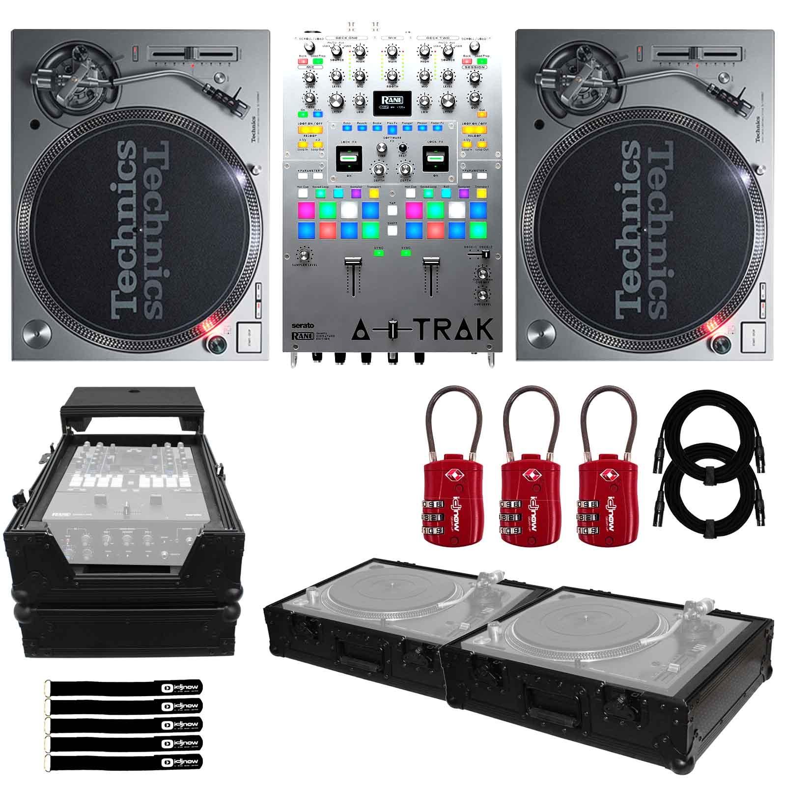 SEVENTY A-TRAK w/ Silver Turntables & Black Cases | IDJNOW