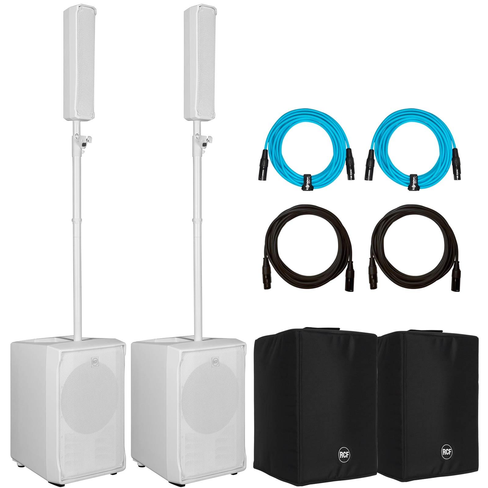 2x RCF Evox J8 Active Column Arrays w/Covers Package | IDJNOW
