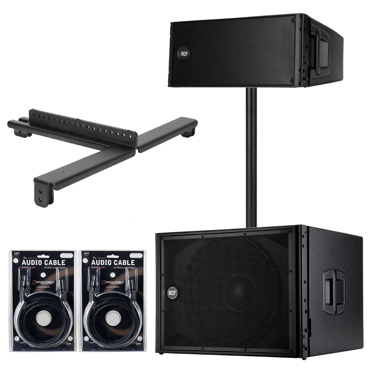 RCF HDL 20-A Line Array Speaker and Subwoofer Pack IDJNOW