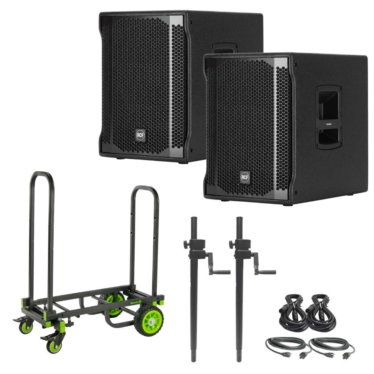 RCF SUB 702-AS II 12” Active Subwoofer Go Package | IDJNOW