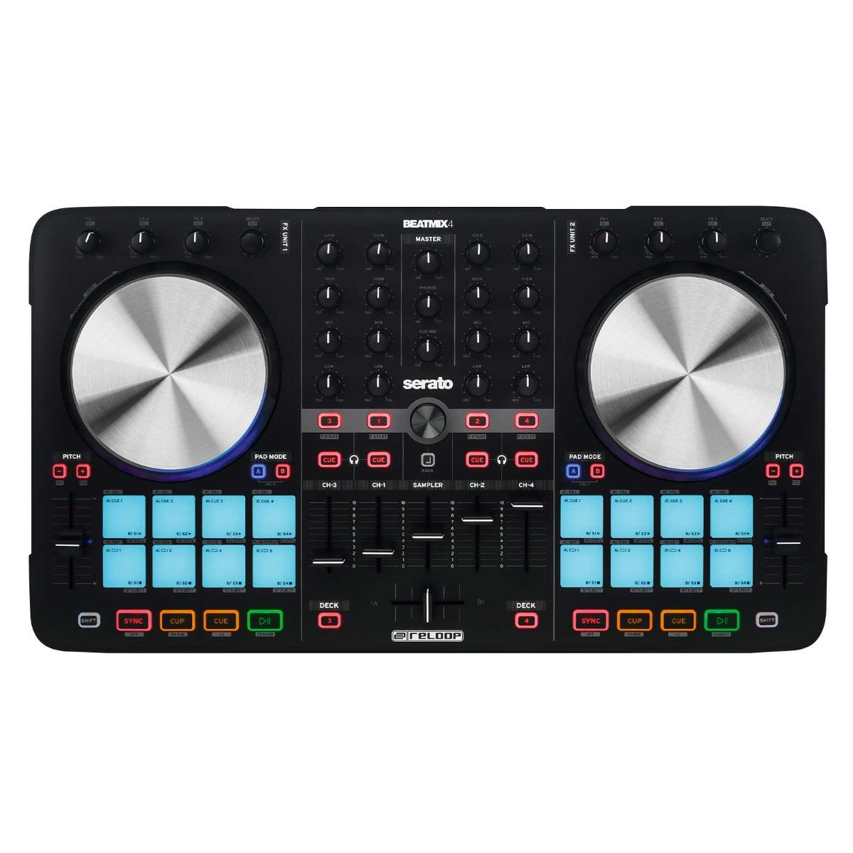 Reloop AMS-BEATMIX-4-MK2 4-Channel Pad Controller | IDJNOW