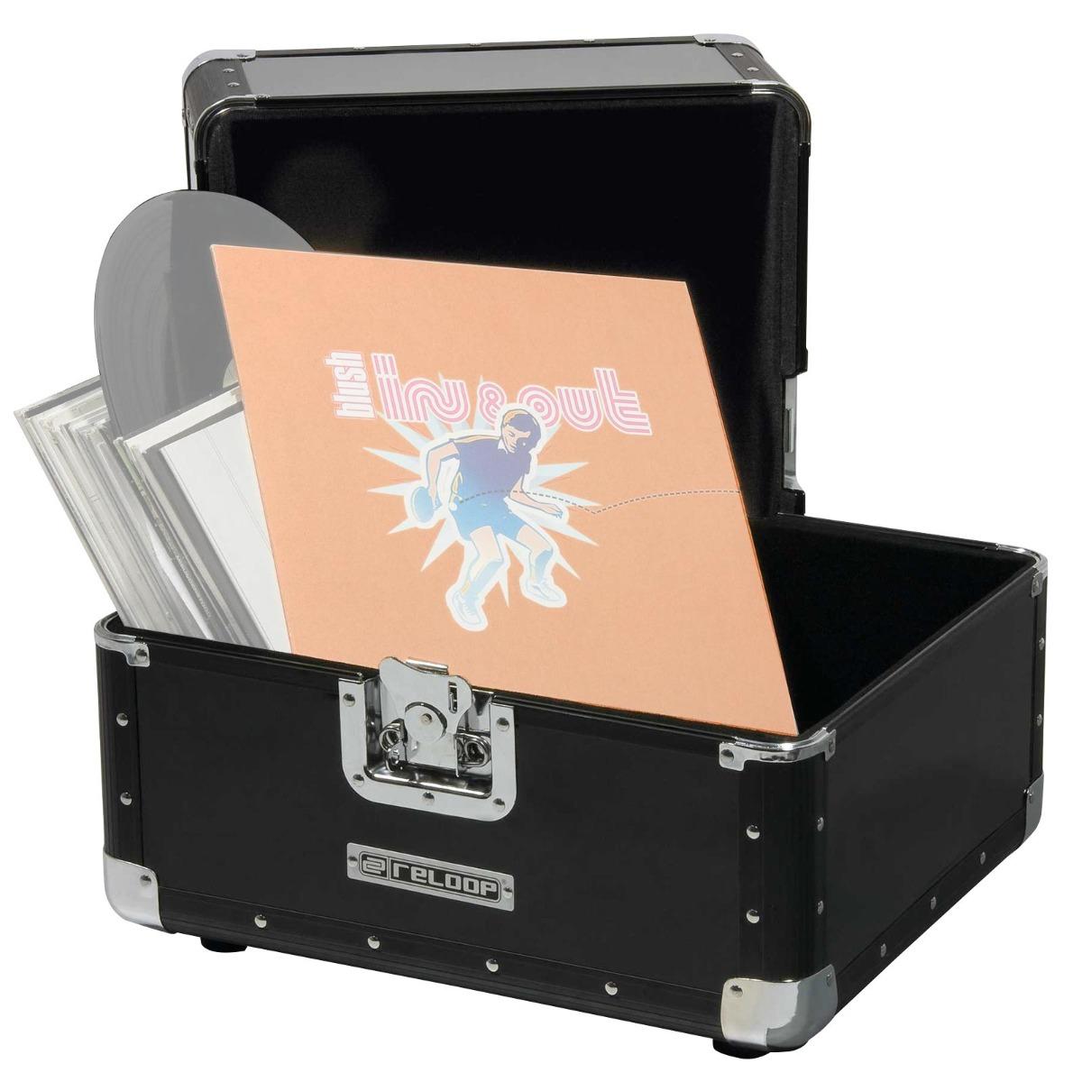 Reloop 120 Trolley Record Case in Black | IDJNOW
