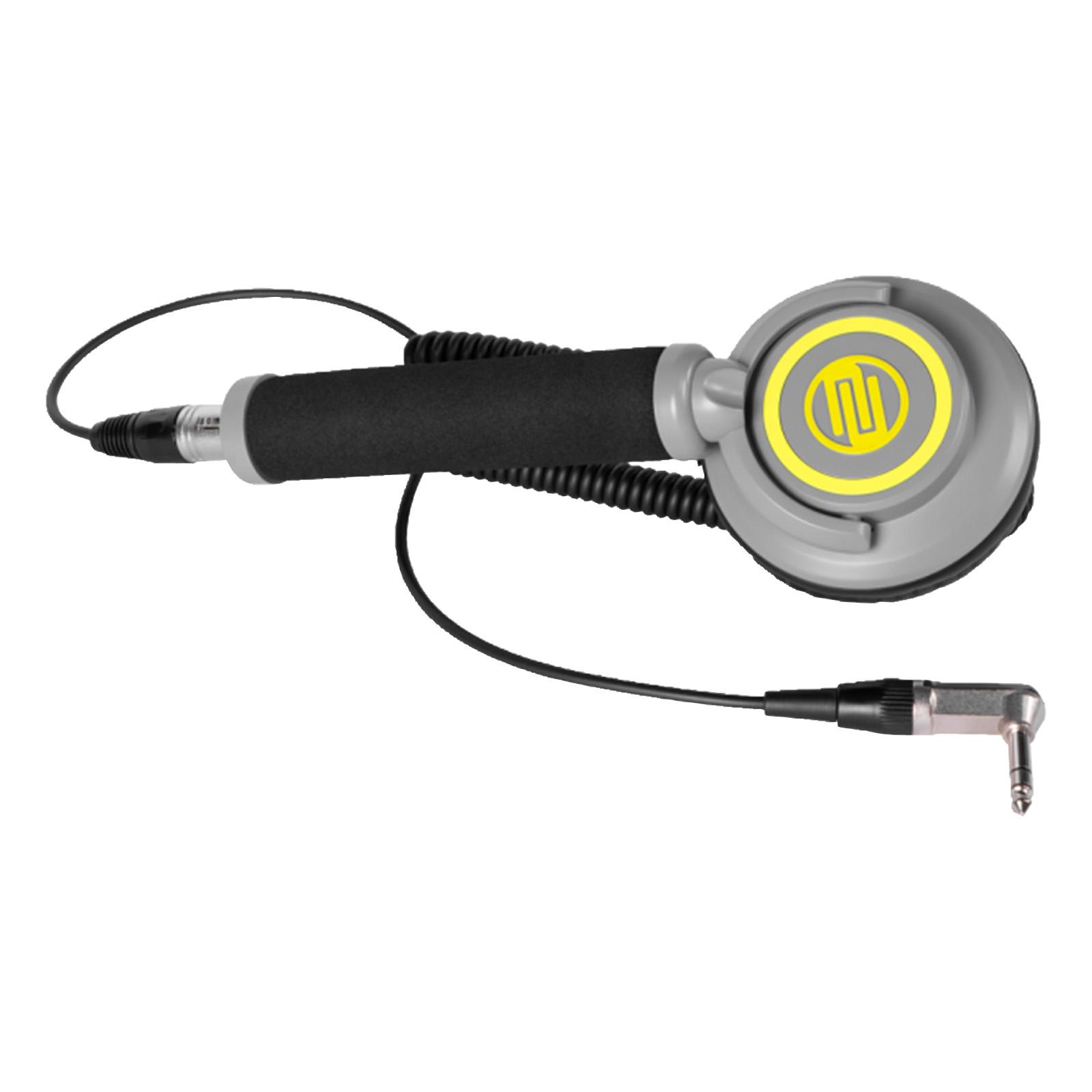 Reloop RHP-10 Mono One-Ear DJ Headphone - Black, Over-Ear, Model AMS-RHP-10-MONO