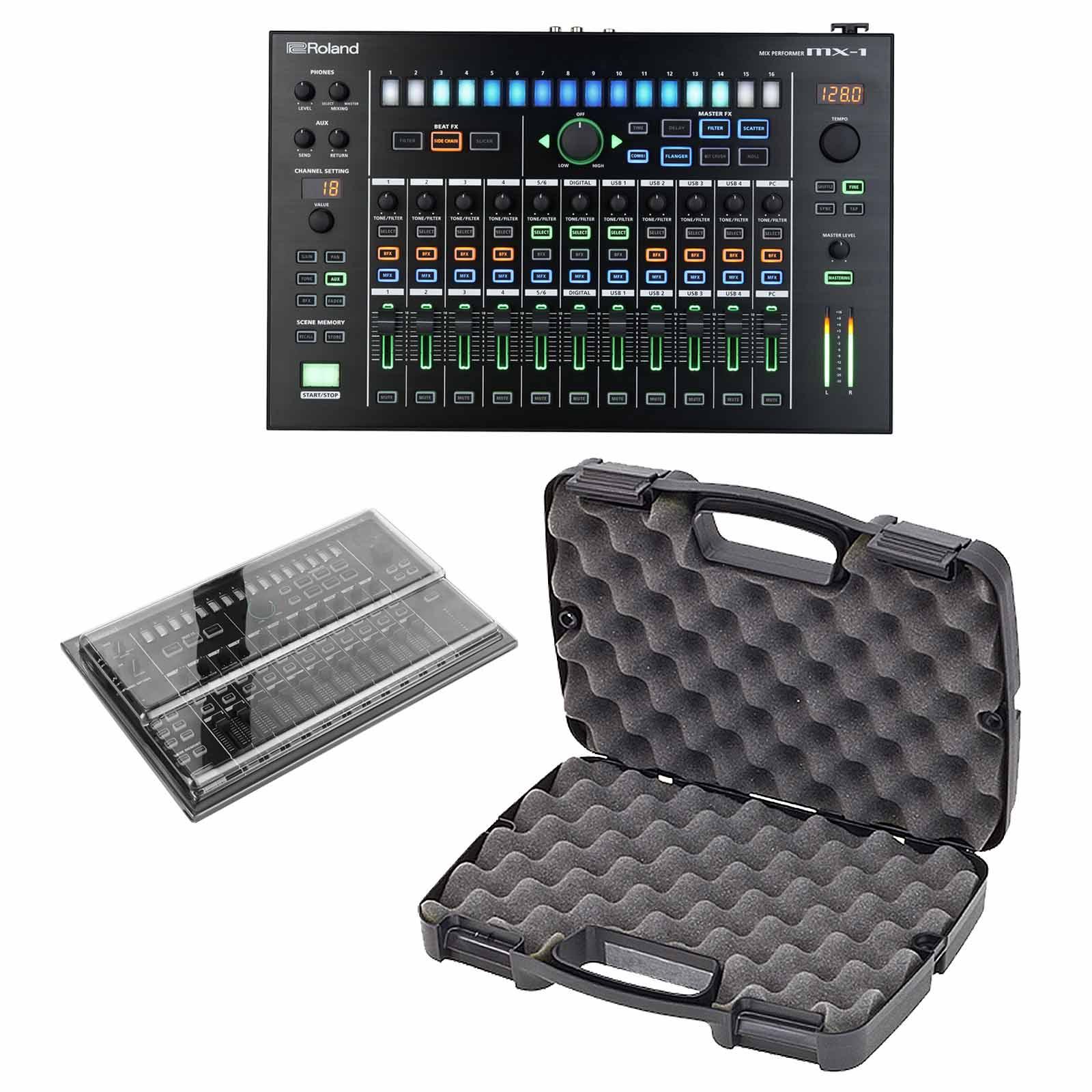 Roland AIRA MX-1 Mix Performer with Carry Case and Decksaver
