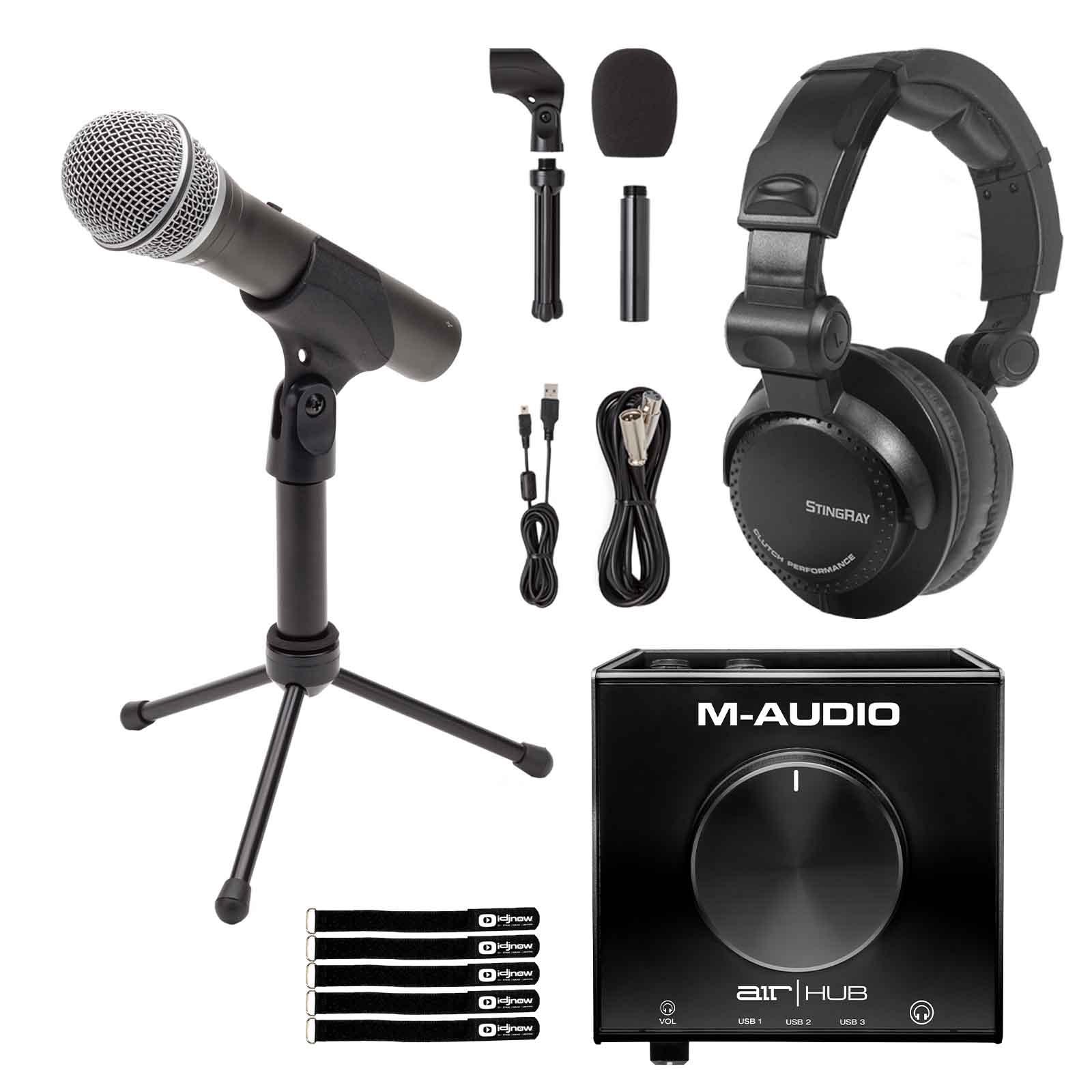 SAMSON Q2U + AKGヘッドホン + マイクスタンド おまけ有 Samson Q2U Recording Pack with AIR Hub Interface | IDJNOW