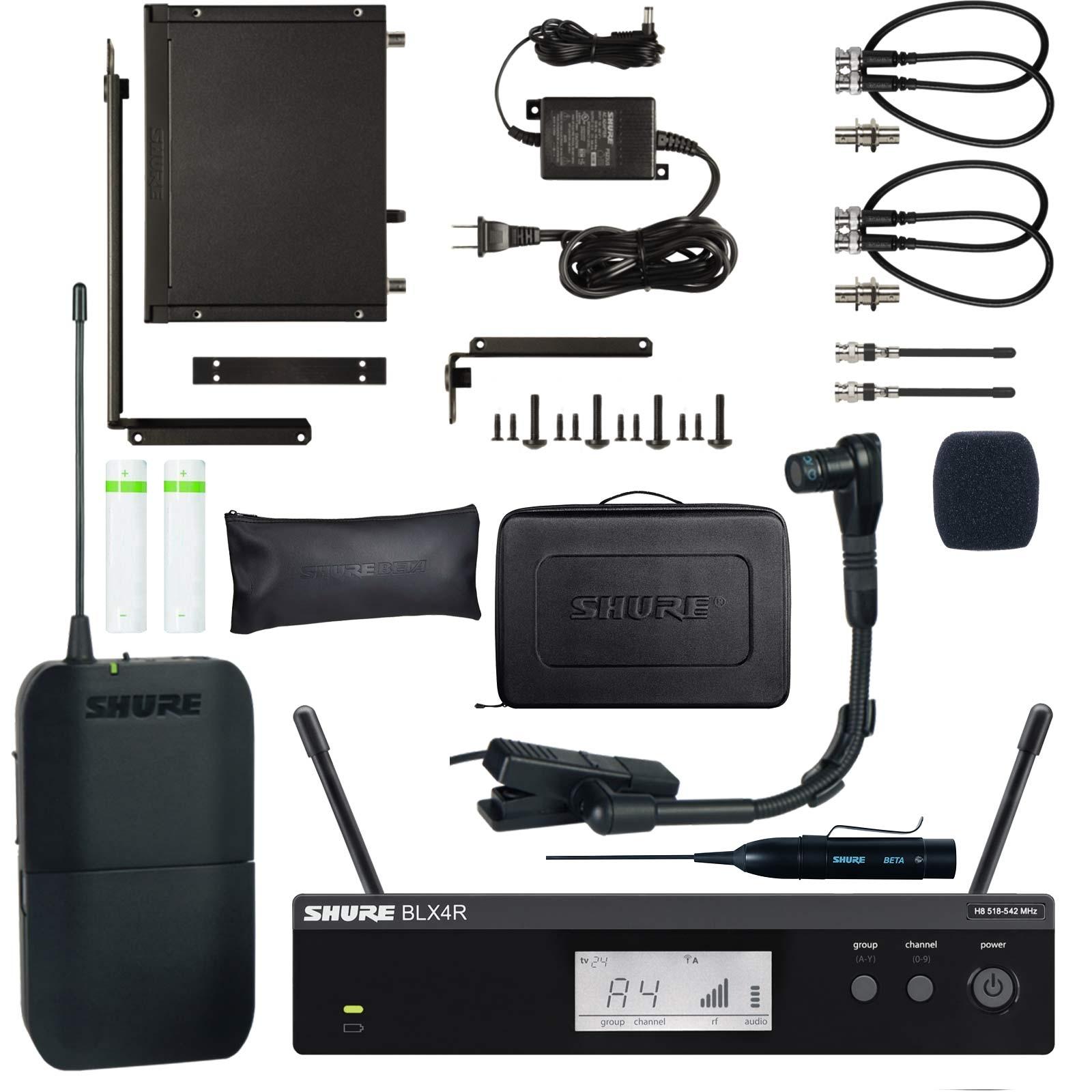 Shure BLX14R/B98 Rack System with Beta 98H/C (H9) | IDJNOW