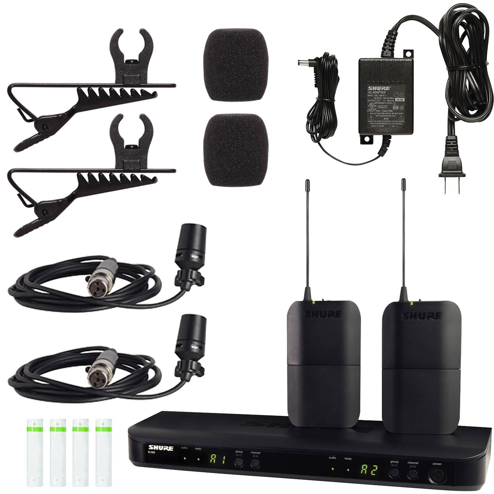 Shure BLX188/CVL Dual System with Lavaliers (H10) | IDJNOW