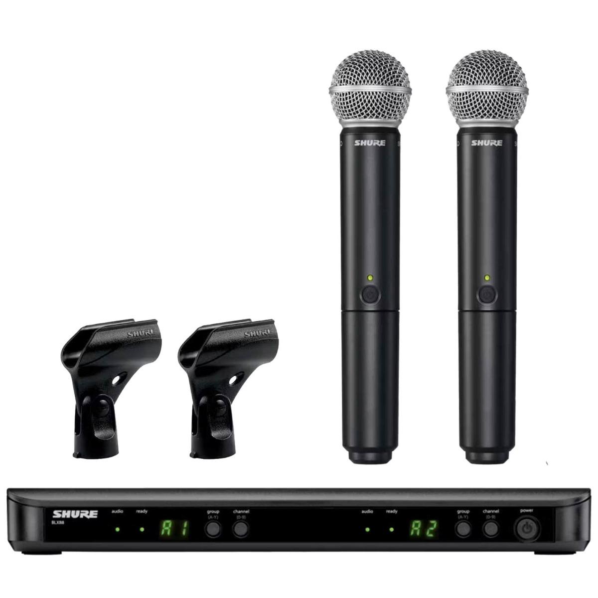 Shure BLX288/PG58 Wireless Dual System (H9) | IDJNOW
