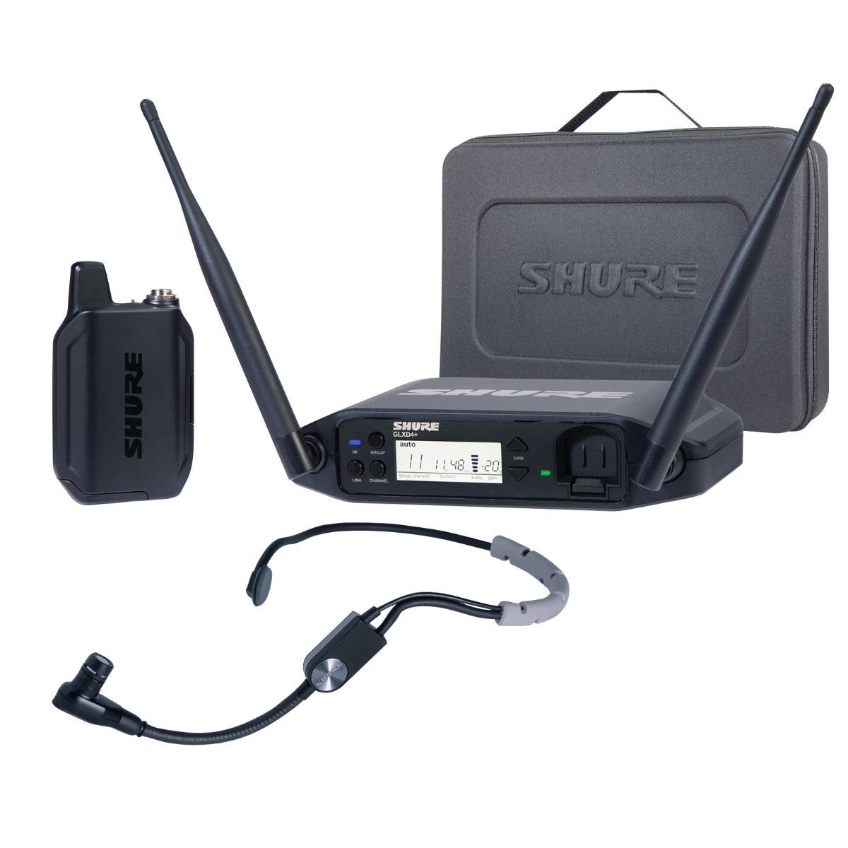 Shure GLXD14+ Dual Band Headset System with SM35 | IDJNOW