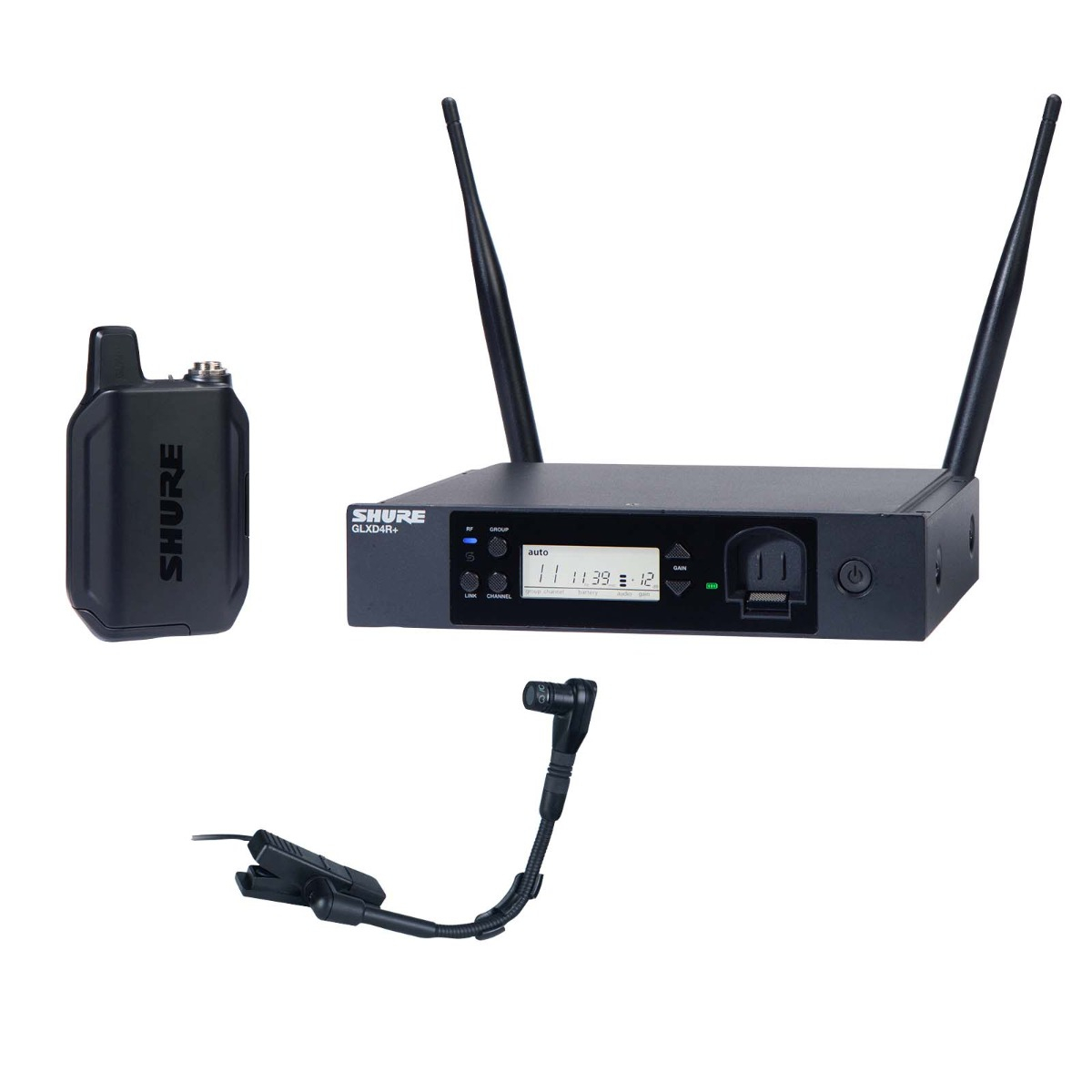 Shure GLXD14R+ Dual Band System with Instrument Mic | IDJNOW