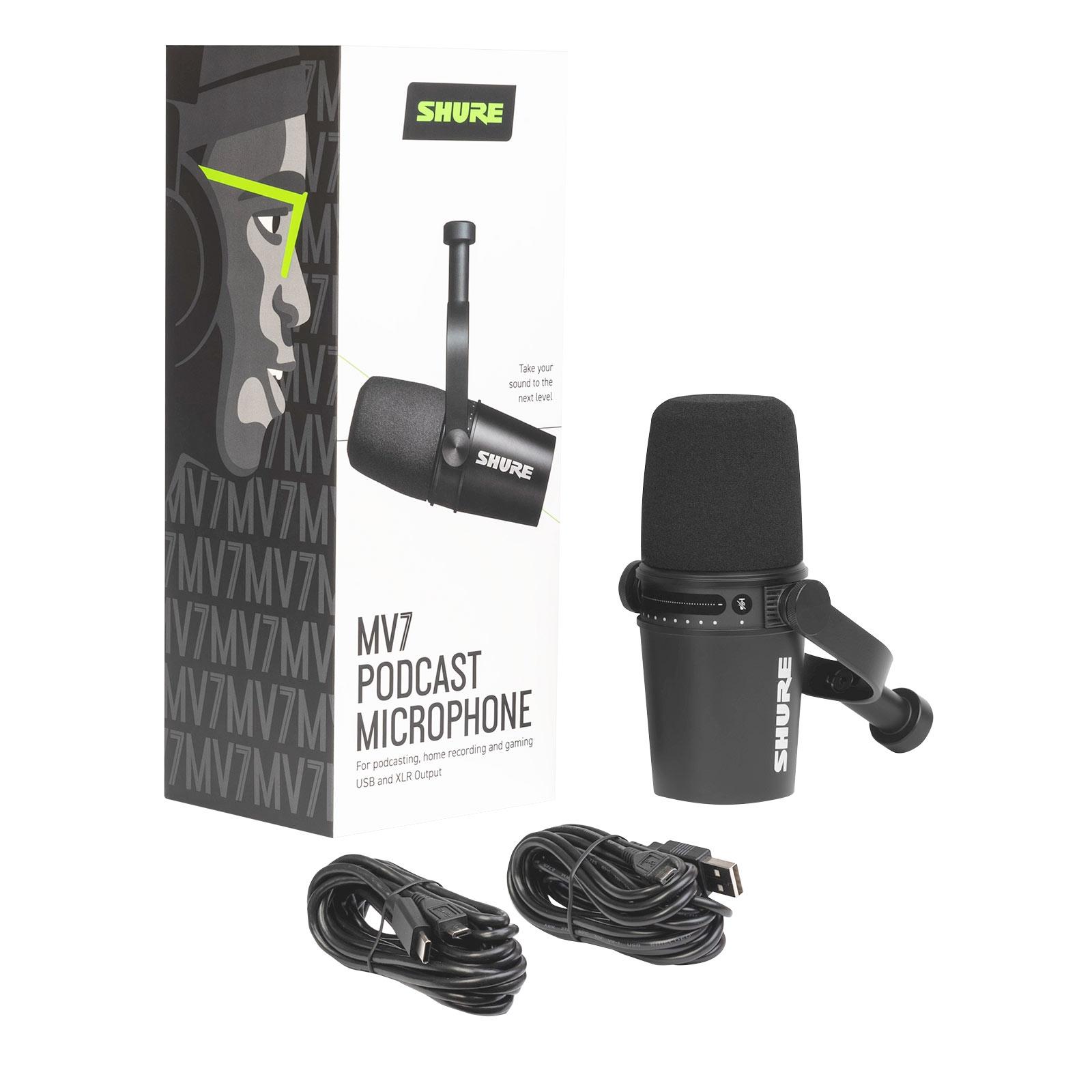 SHURE MV7 マイク Amazon | SHURE シュア MV7 ポッドキャストキット