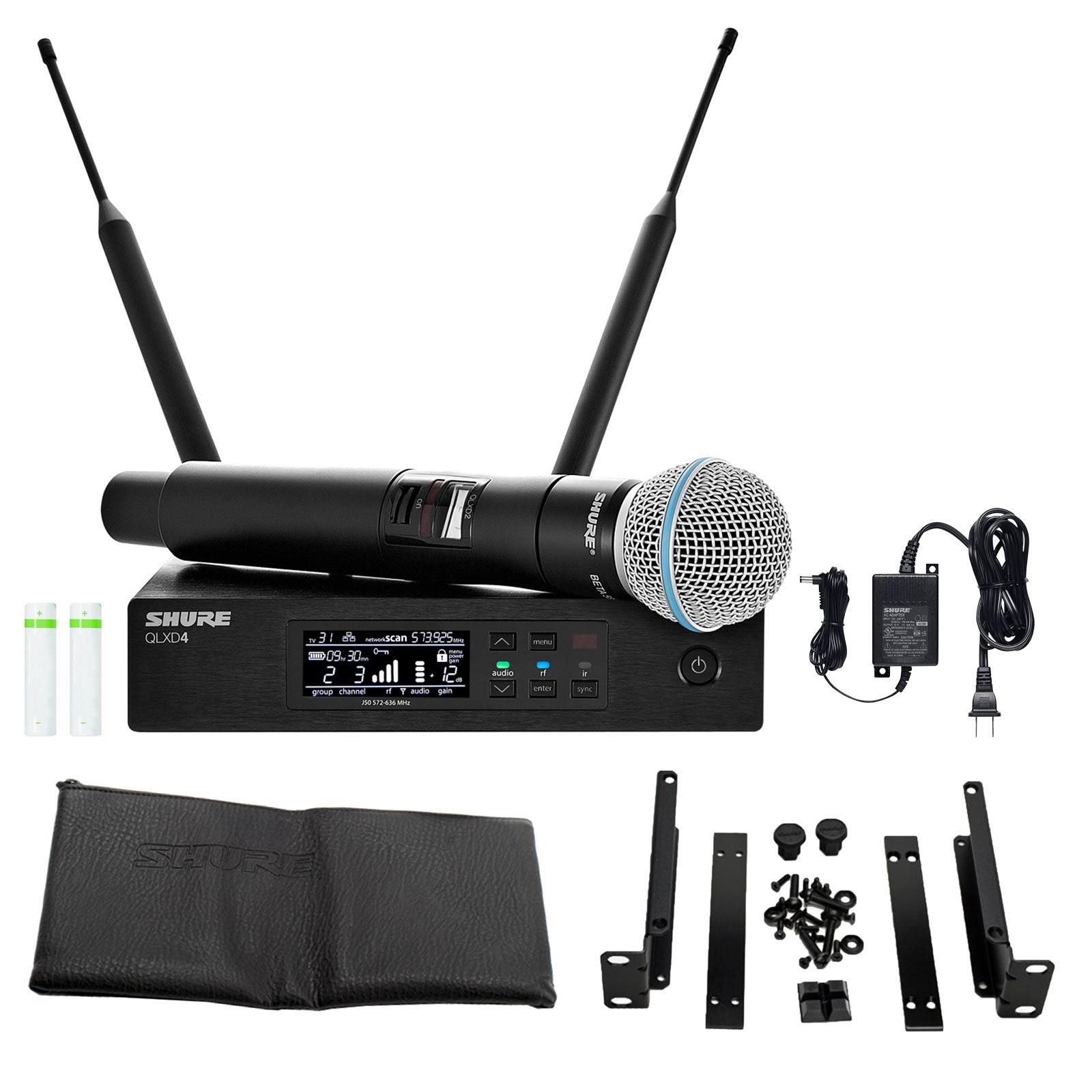 Shure QLXD24/B58 Handheld Wireless System (H50) | IDJNOW