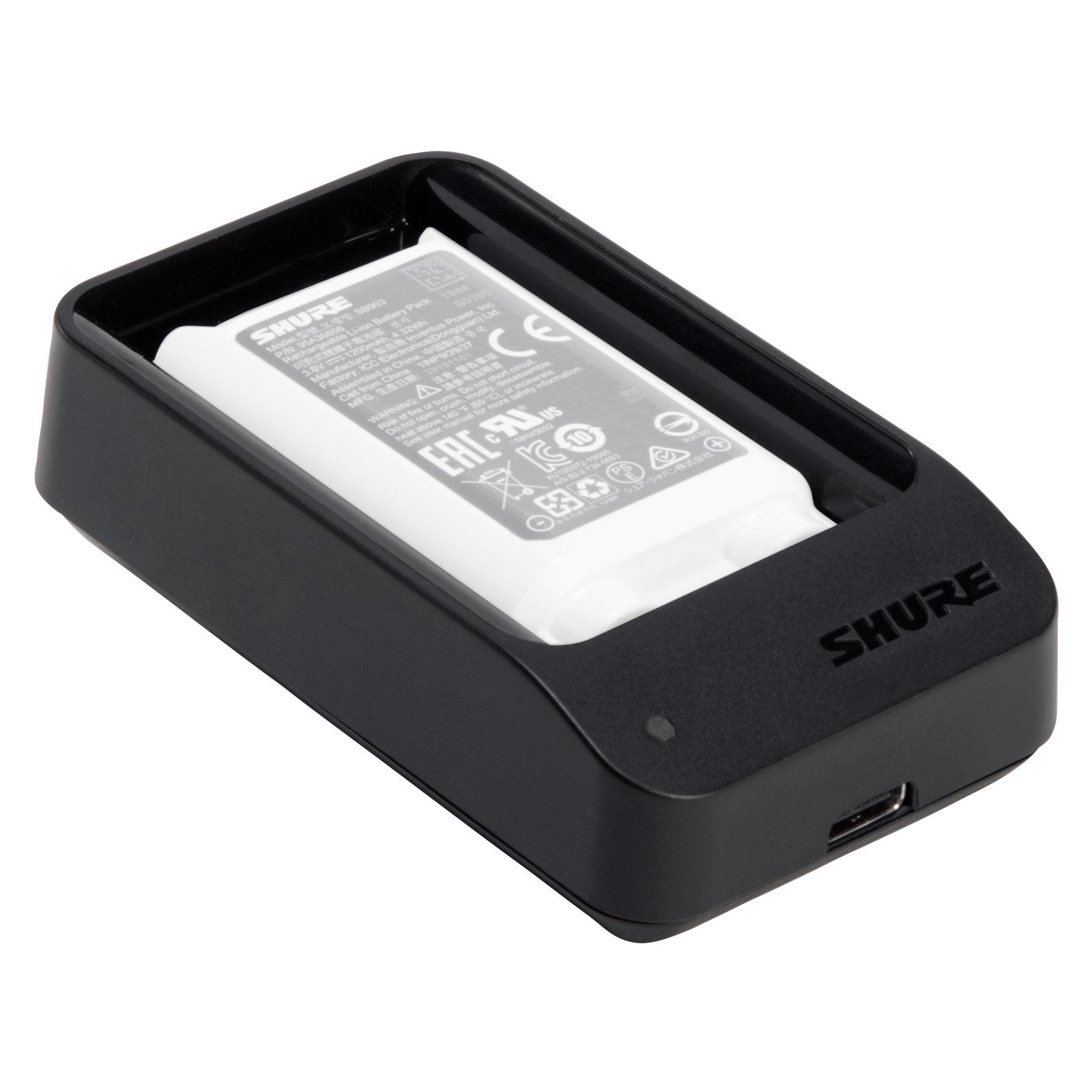 SHURE シュア SLX-Dシリーズ SBC10-903 SB903専用シングル充電器 Shure SBC10-903 Single Battery Charger for SB903 | IDJNOW
