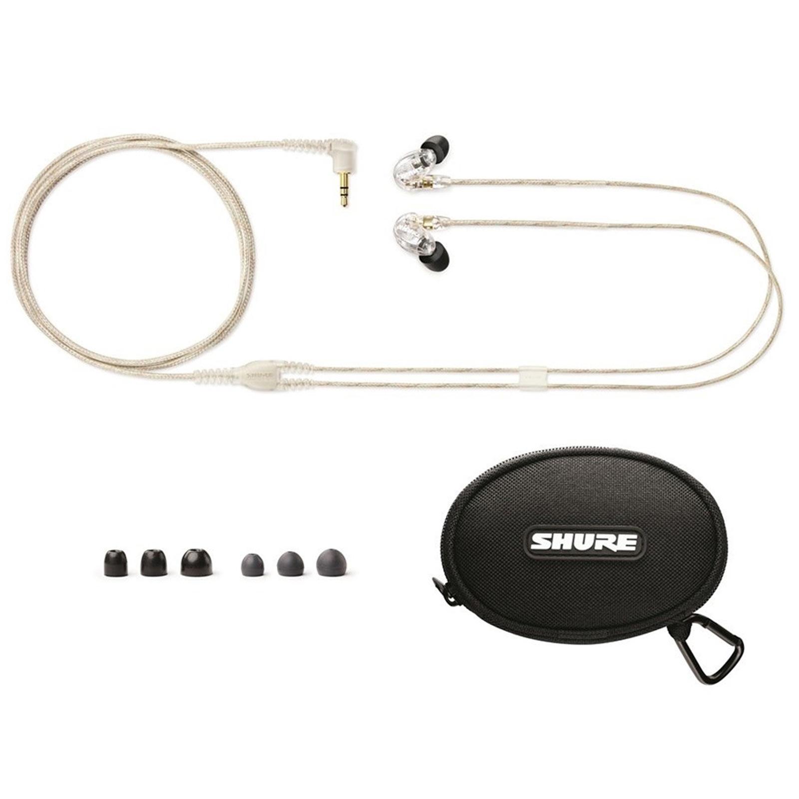 Shure SE425-CL Sound Isolating Earphones in Clear | IDJNOW