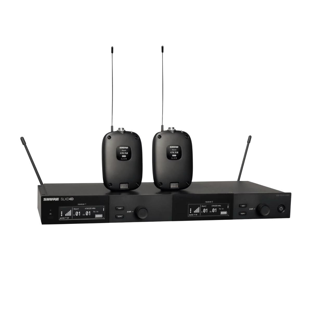 Shure SLXD14D Dual Wireless System with Bodypacks (J52)