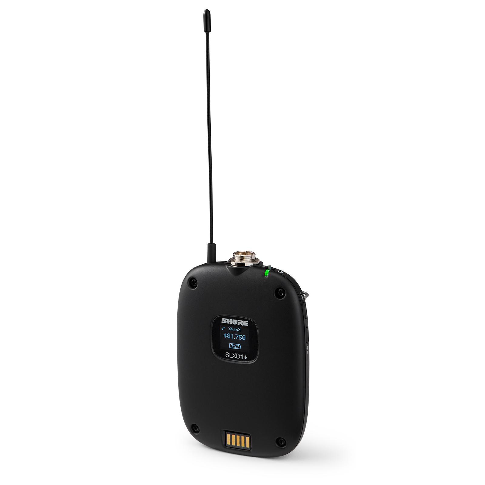 Shure SLXD1+=-G57 Digital Bodypack Transmitter (Band: G57)