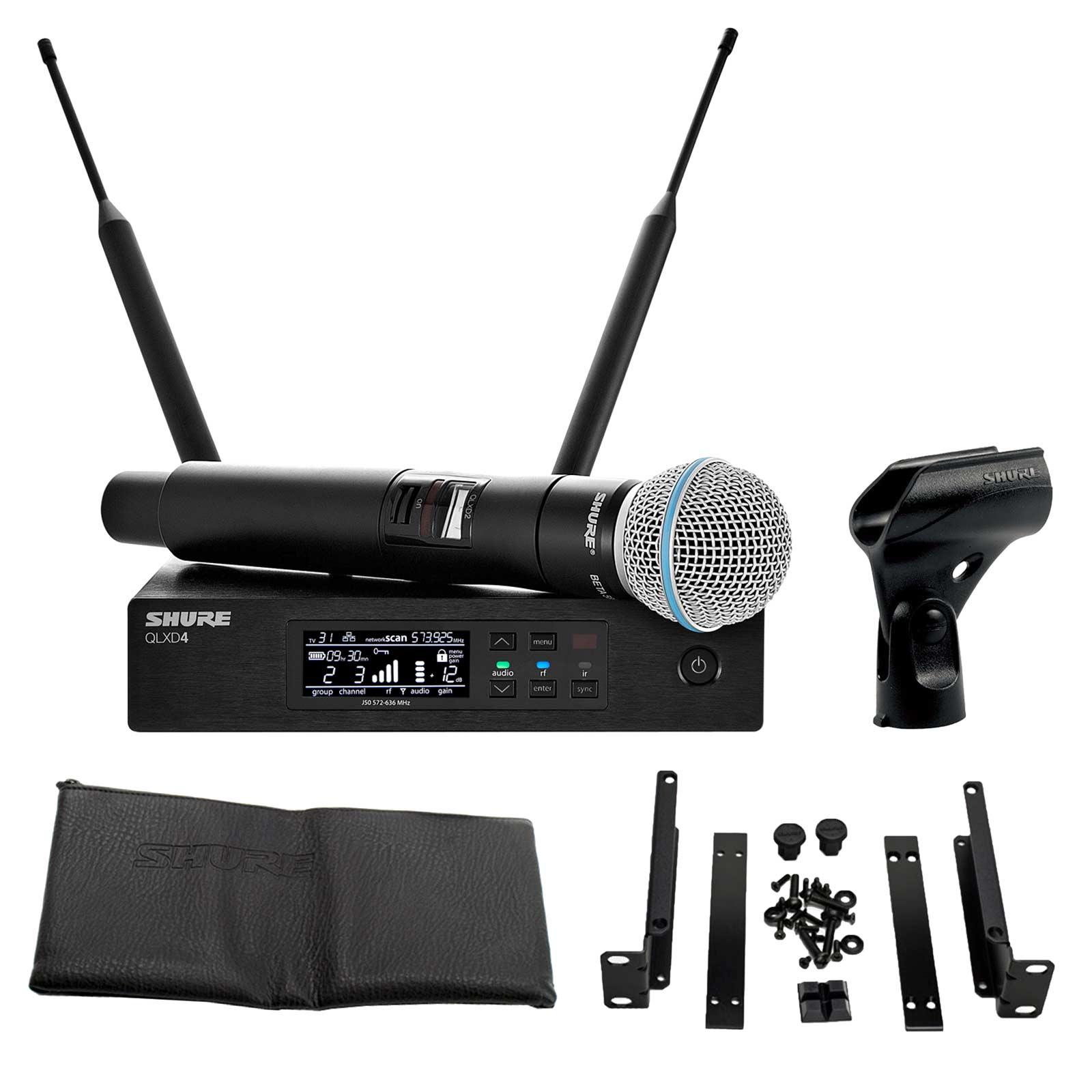 Shure QLXD24/B58-G50 Handheld Wireless Microphone System