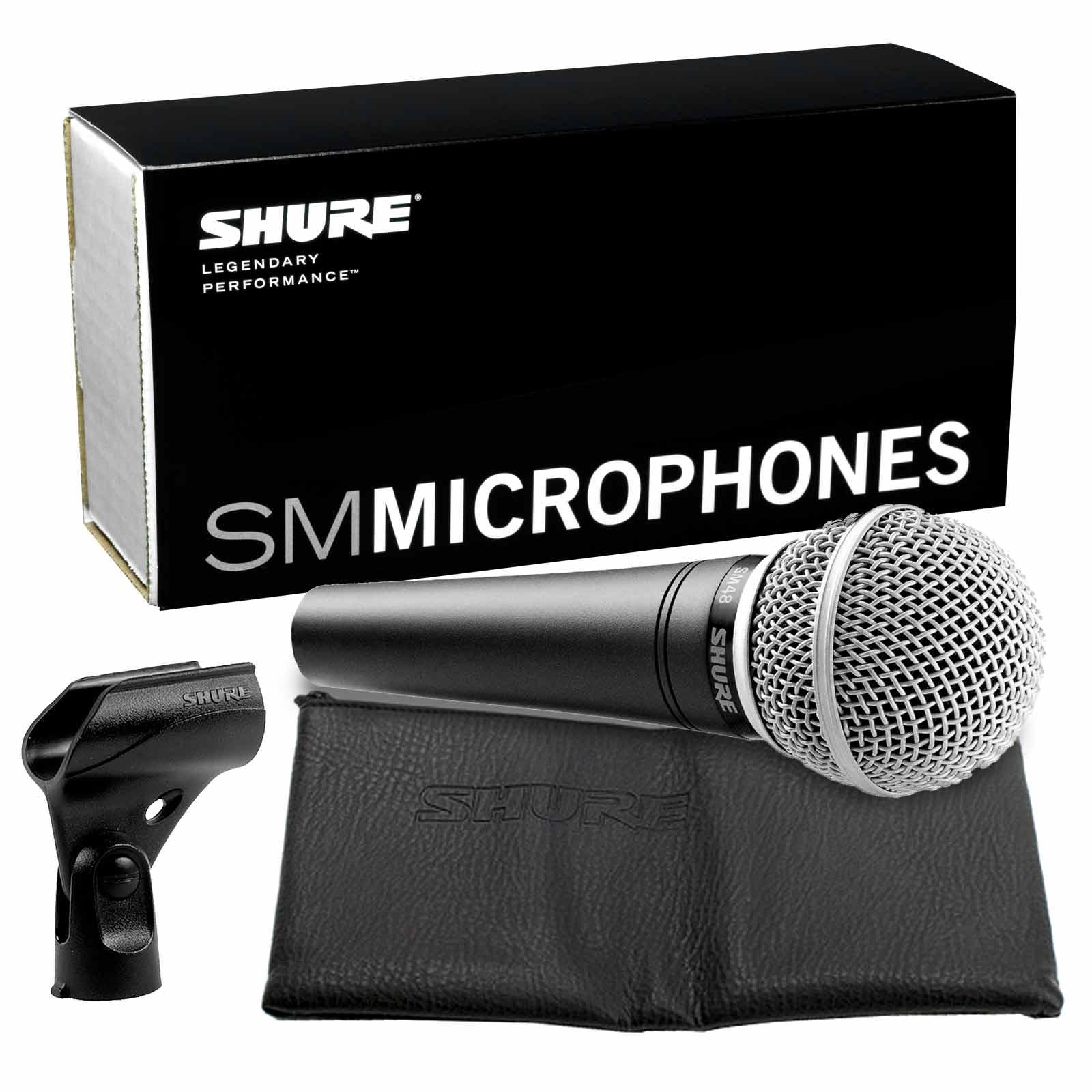 Shure SM48-LC Cardioid Dynamic Vocal Microphone | IDJNOW